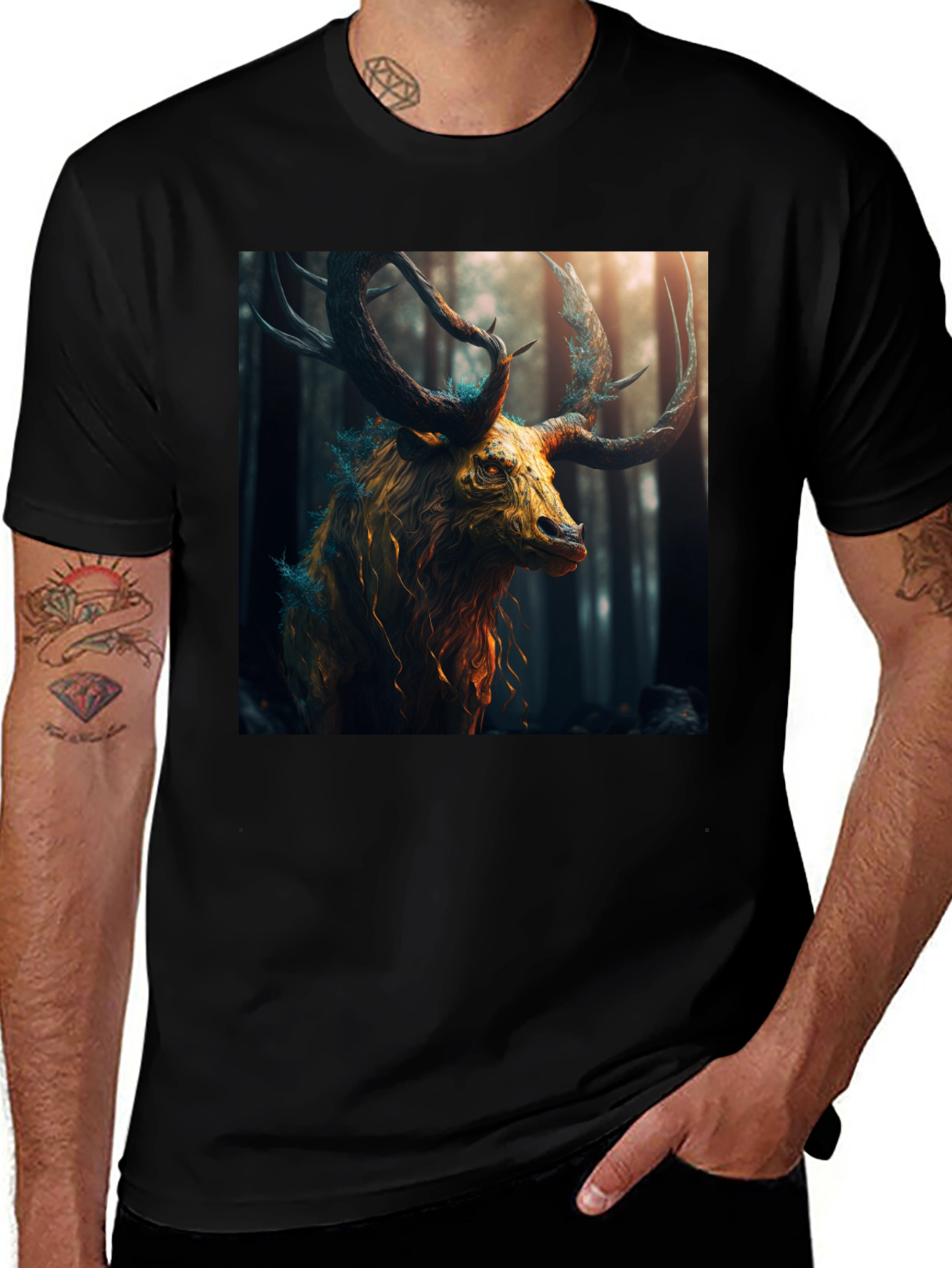 Variant 14 of Majestic Elk Graphic T-Shirt