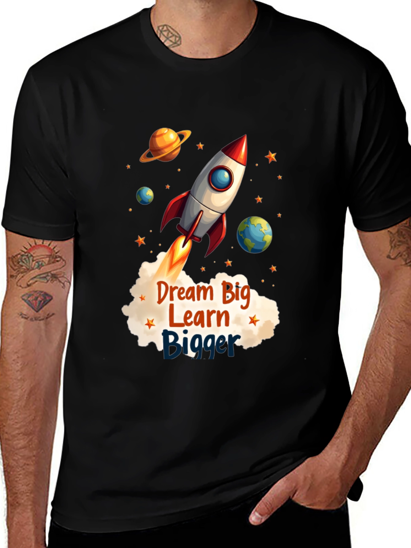 Variant 20 of Dream Big Rocket T-Shirt
