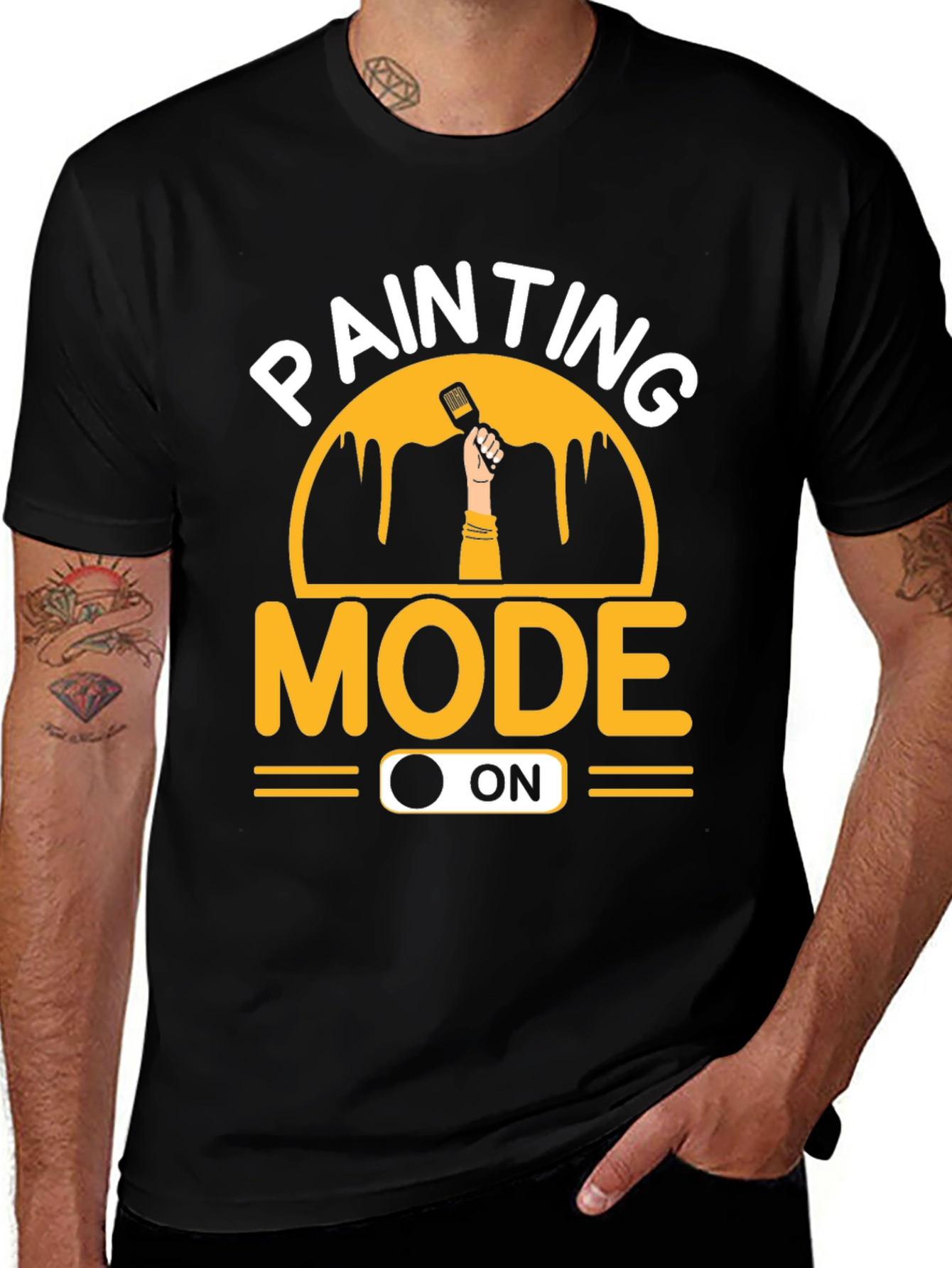 Variant 20 of Painting Mode On Graphic T-Shirt
