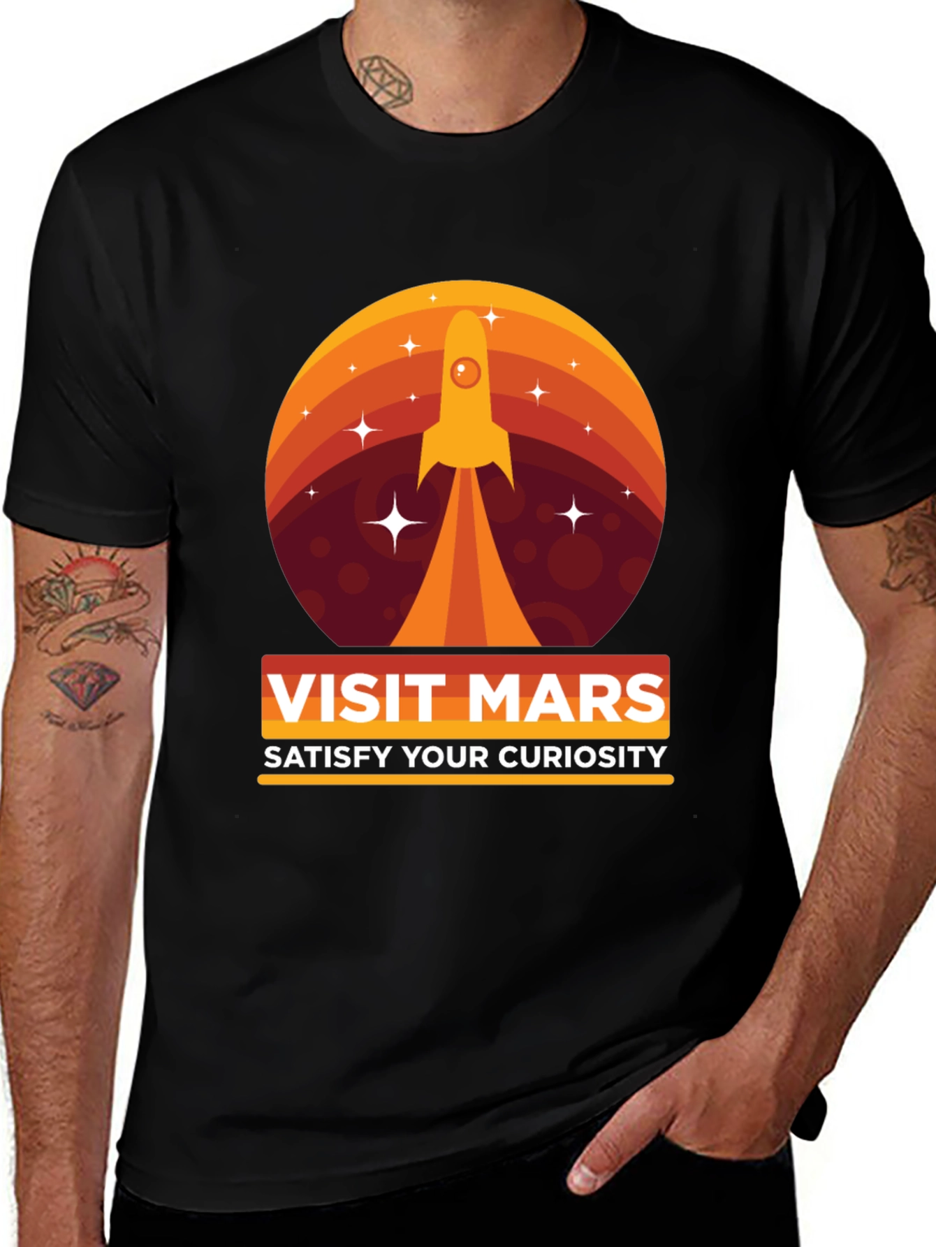 Visit Mars Graphic T-Shirt - Satisfy Your Curiosity