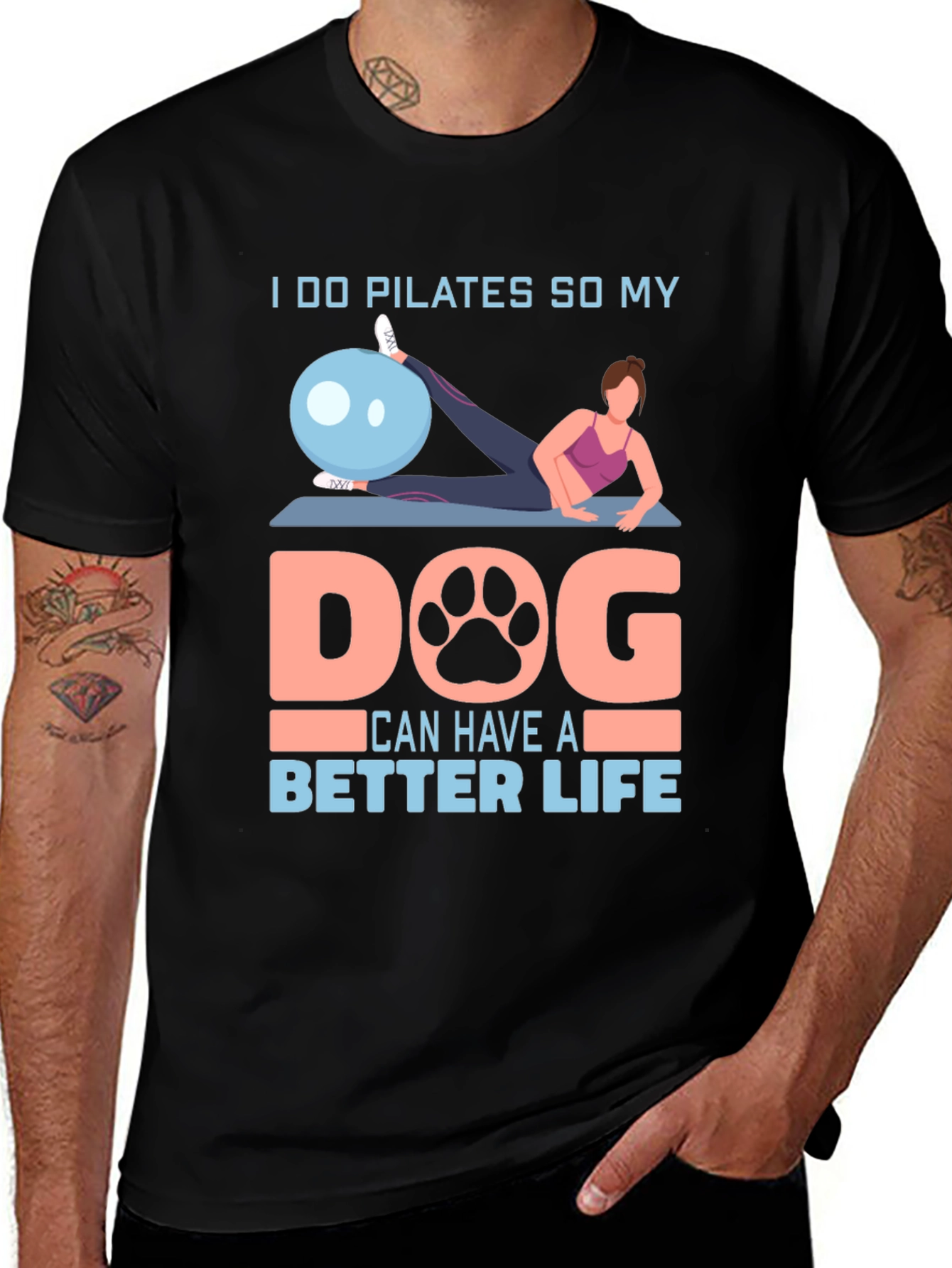 Variant 9 of Pilates Dog Lover T-Shirt