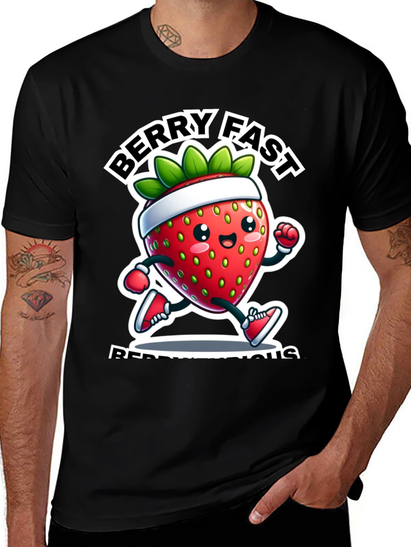 Variant 3 of Berry Fast Graphic Tee