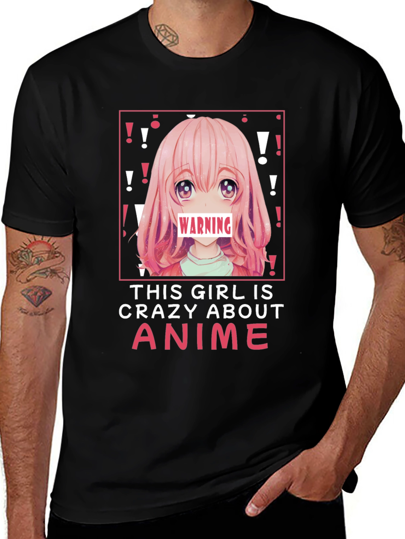 Variant 30 of Anime Girl Crazy T-Shirt