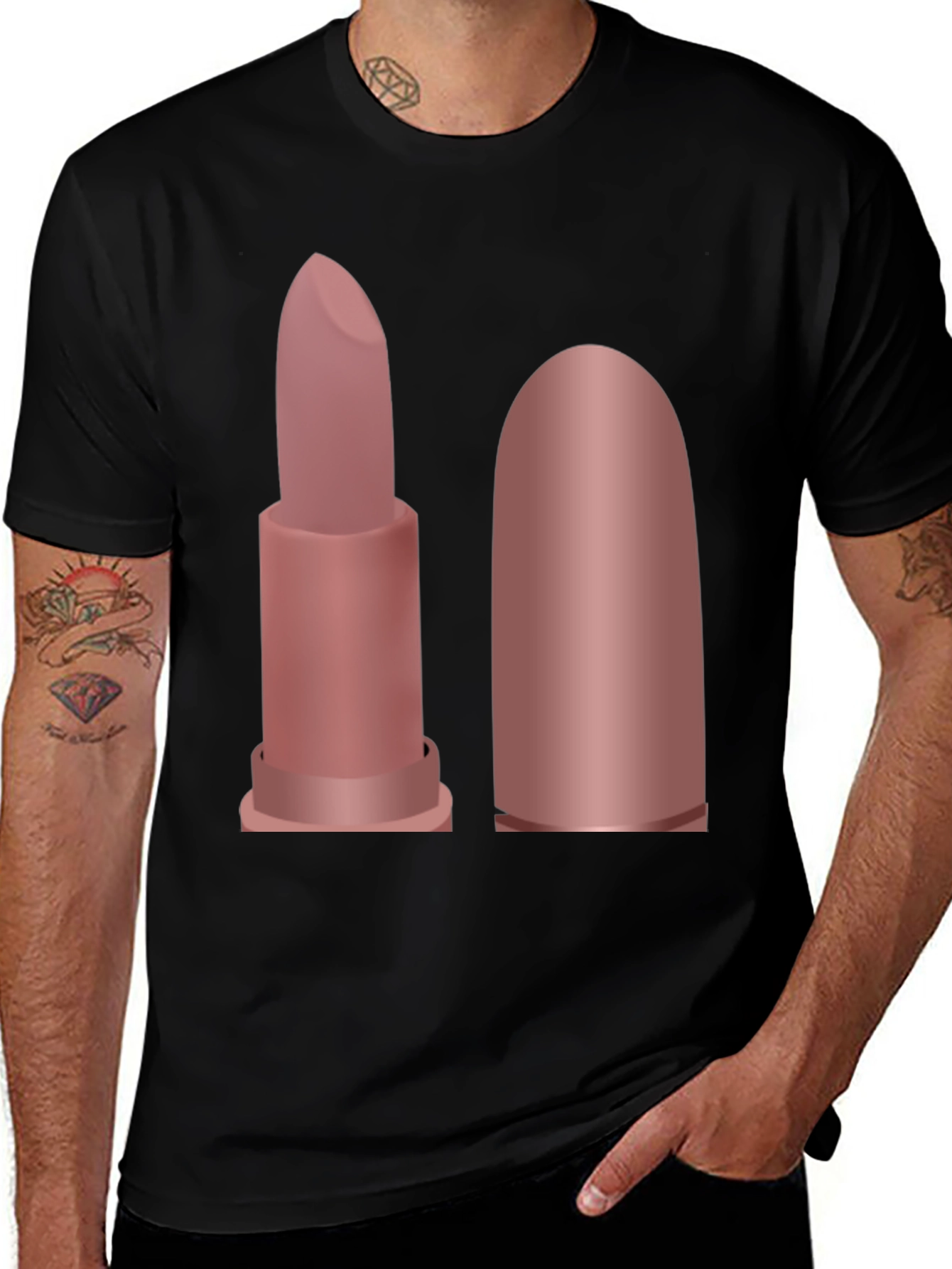 Variant 25 of Lipstick Graphic T-Shirt - Unique Design