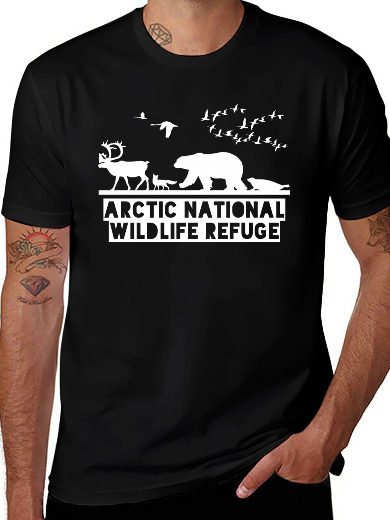 Variant 13 of Arctic National Wildlife Refuge Graphic Tee