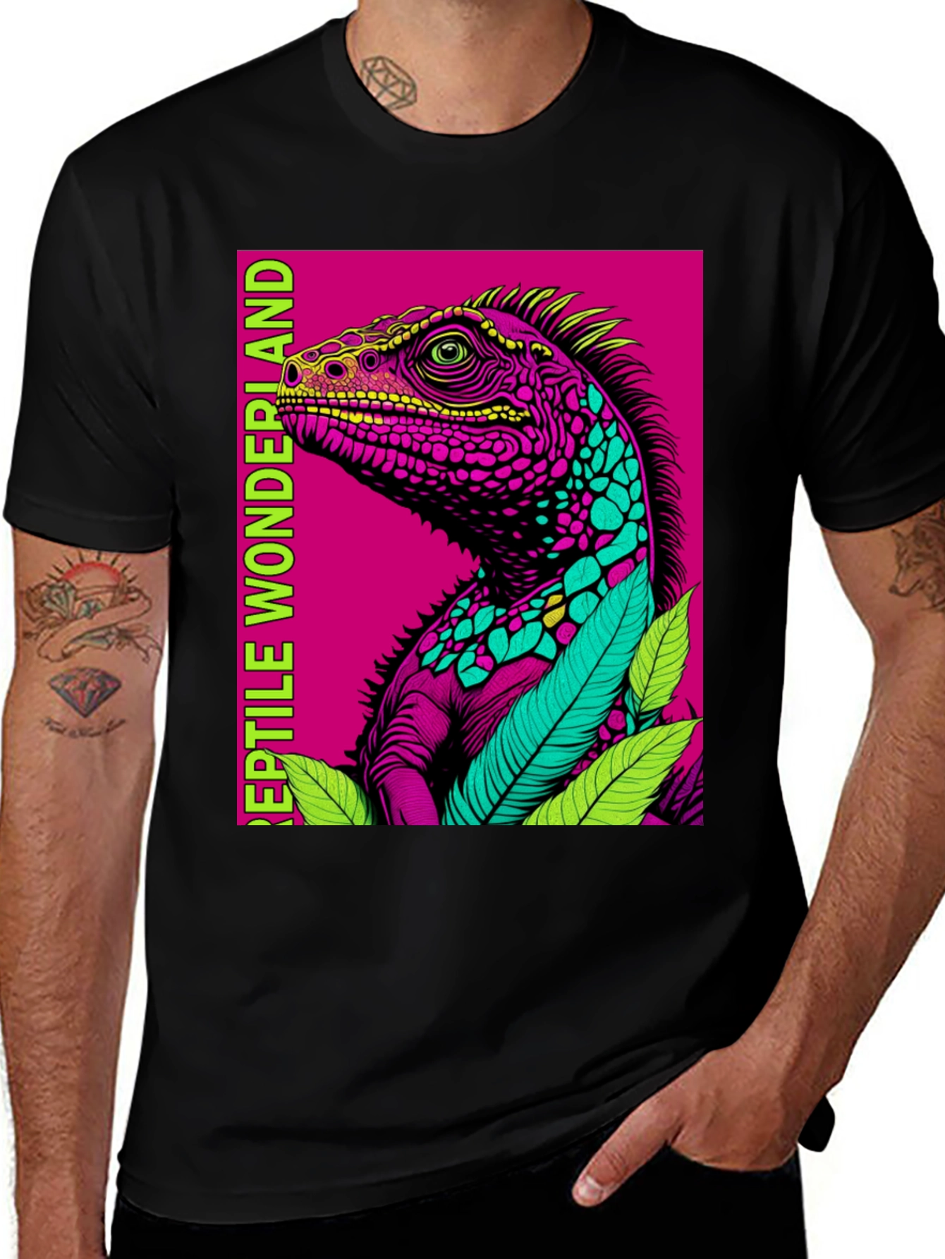 Variant 4 of Reptile Wonderland Graphic Tee