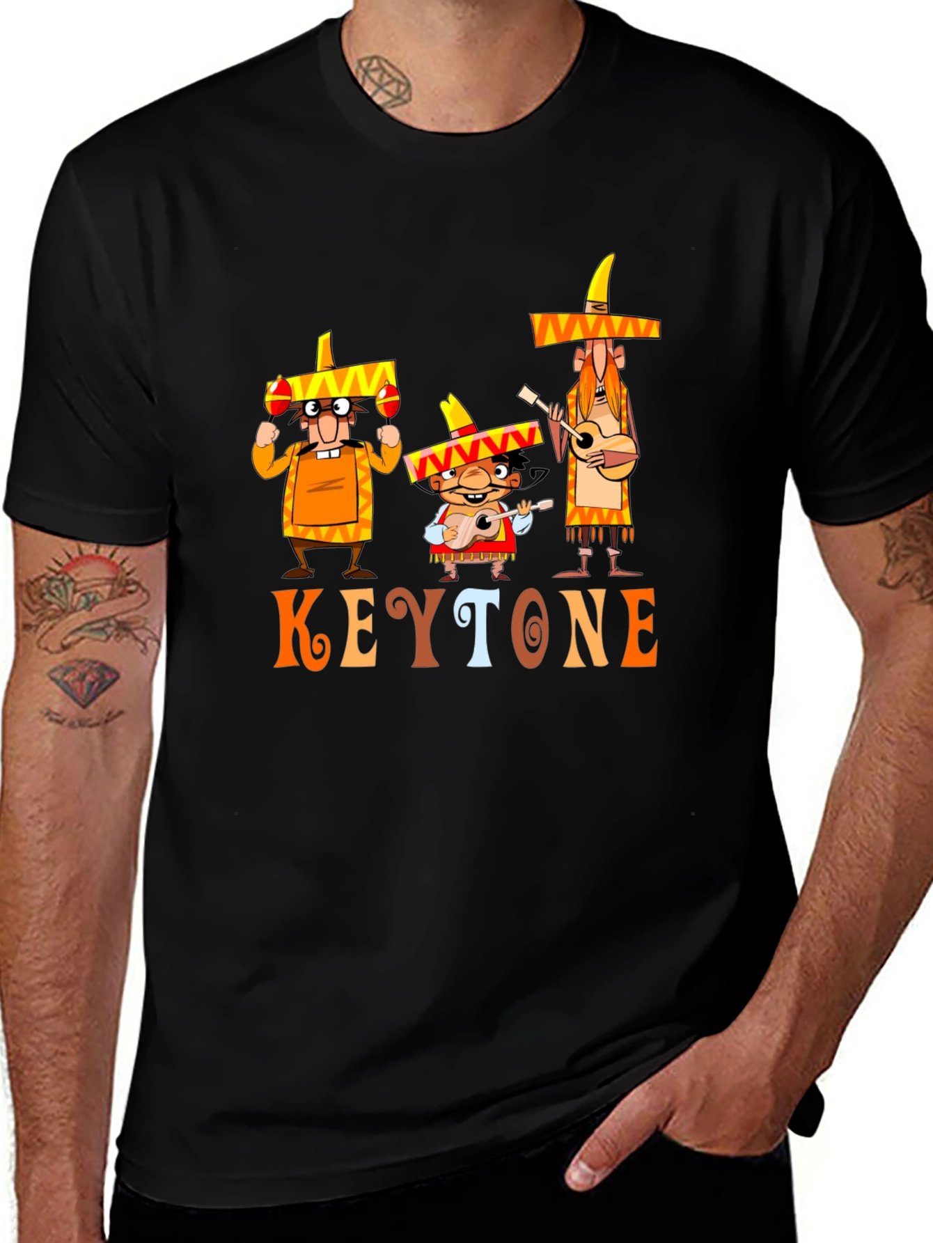 Variant 9 of Keystone Mariachi Band T-Shirt - Fun Graphic Tee