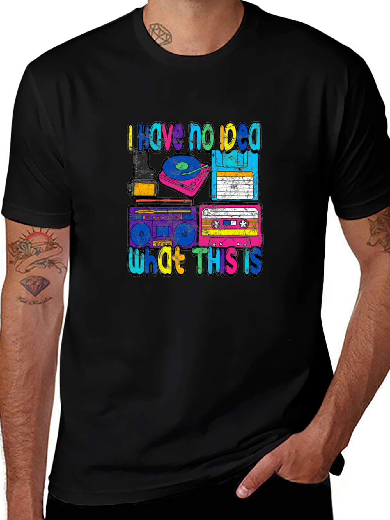 Variant 16 of I Have No Idea What This Is T-Shirt 80s Retro