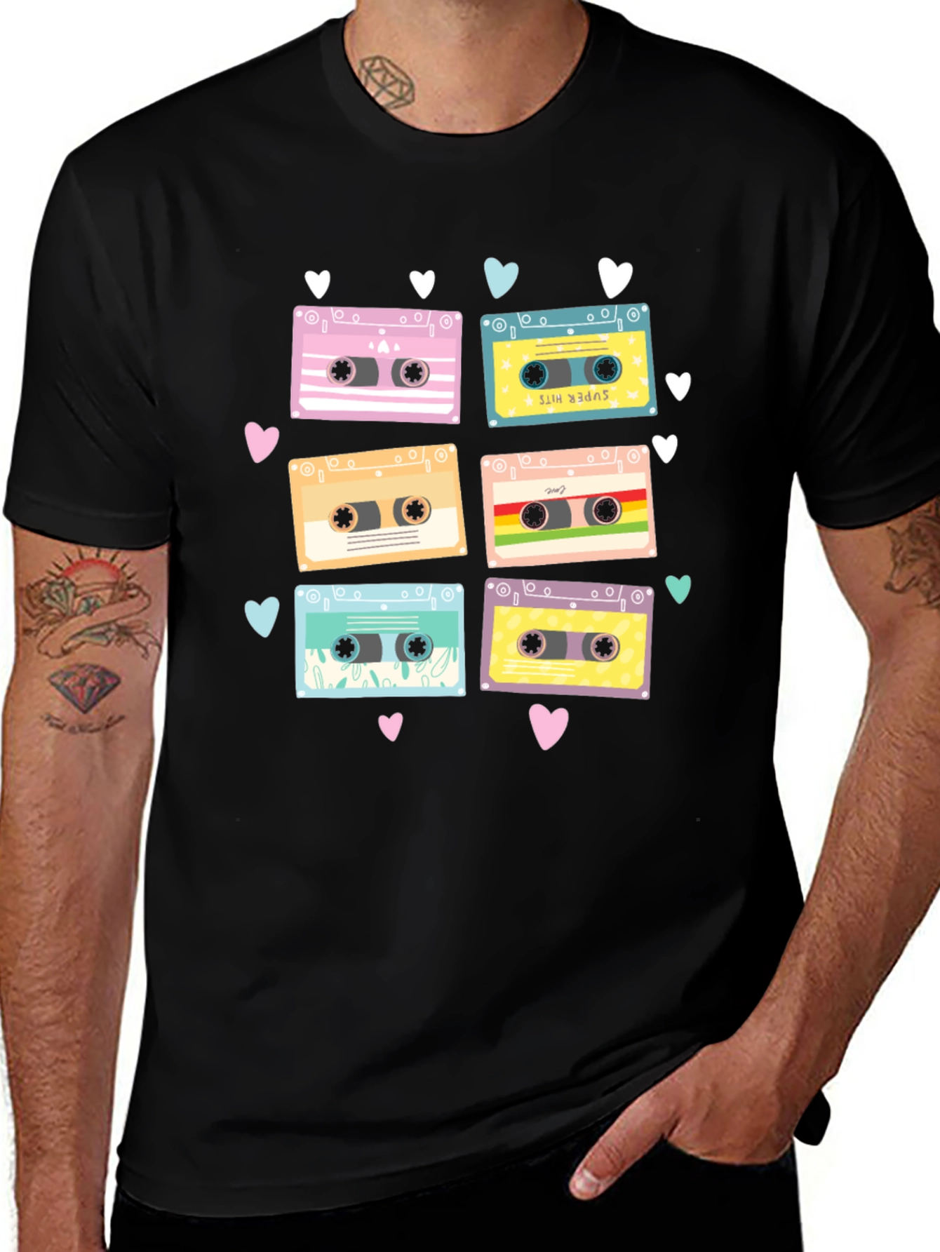 Variant 27 of Retro Cassette Tape T-Shirt