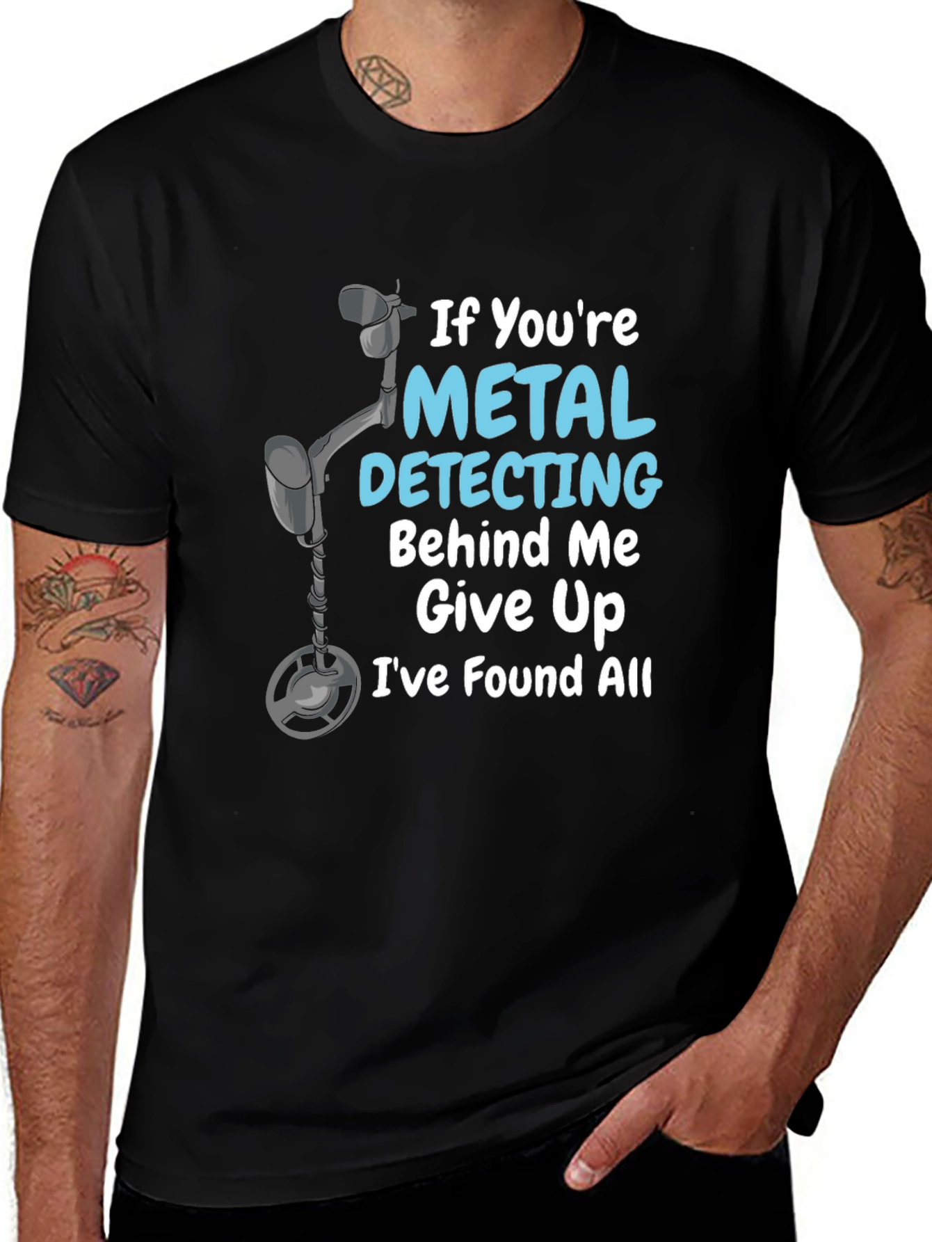 Variant 14 of Metal Detecting Humor T-Shirt