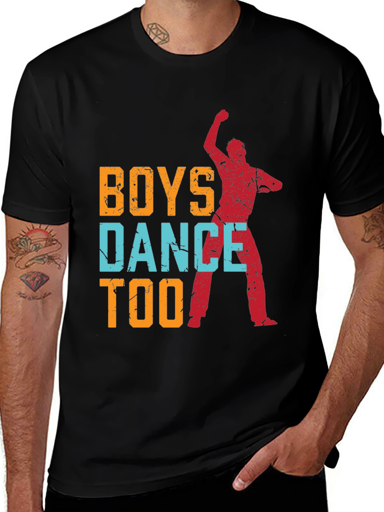 Variant 15 of Boys Dance Too Graphic T-Shirt