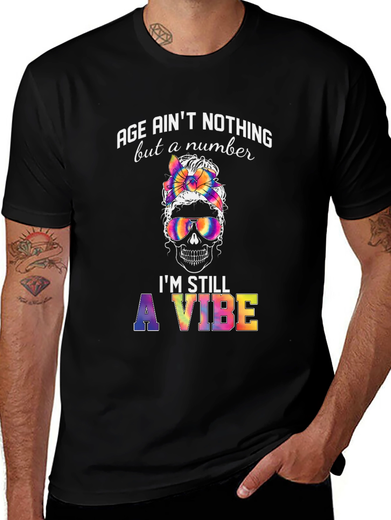 Variant 29 of Age Ain't Nothing But a Number Graphic Tee