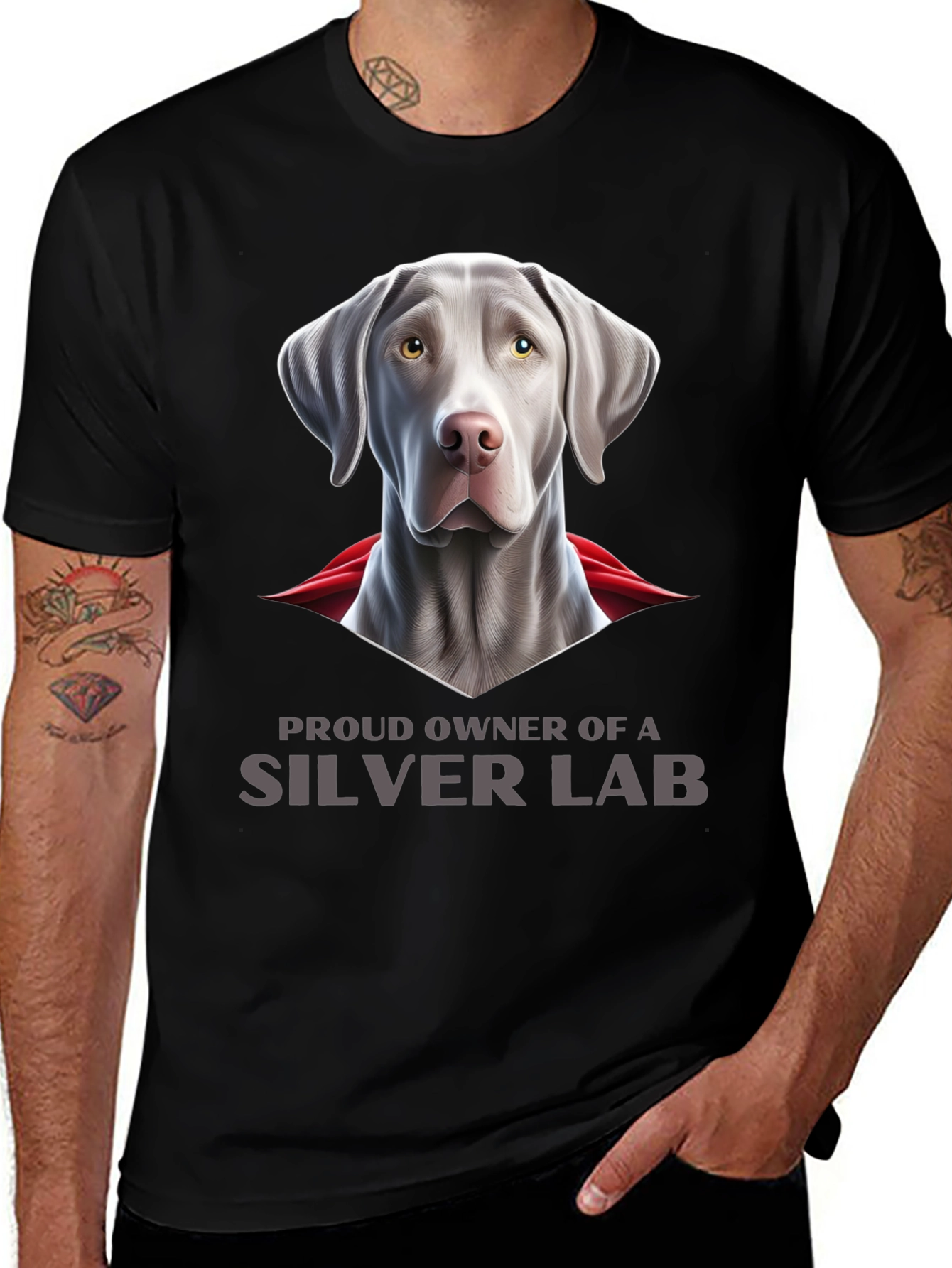 Proud Silver Lab Owner T-Shirt