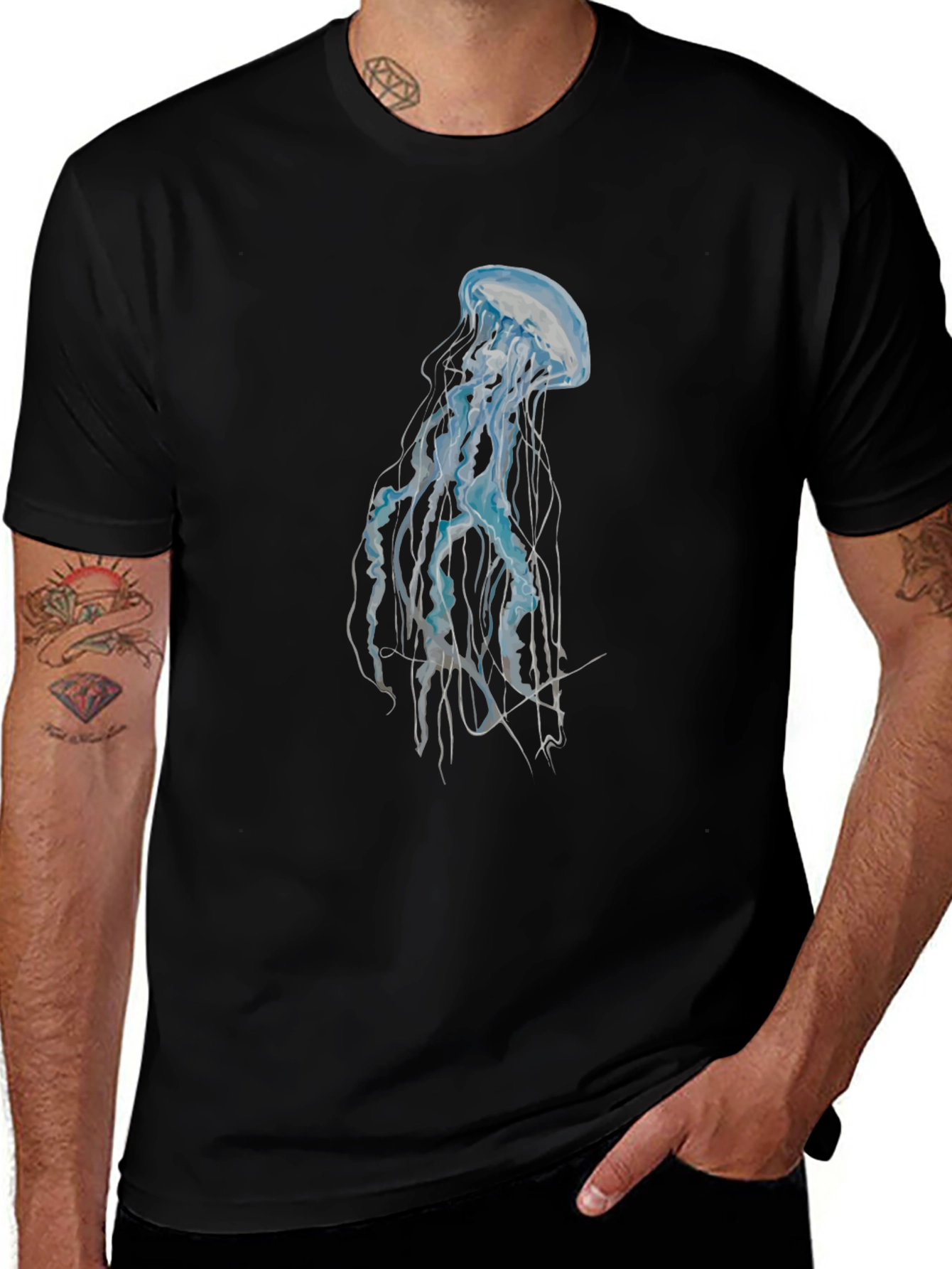 Variant 17 of Jellyfish Graphic Tee - Stylish Sea Life Shirt