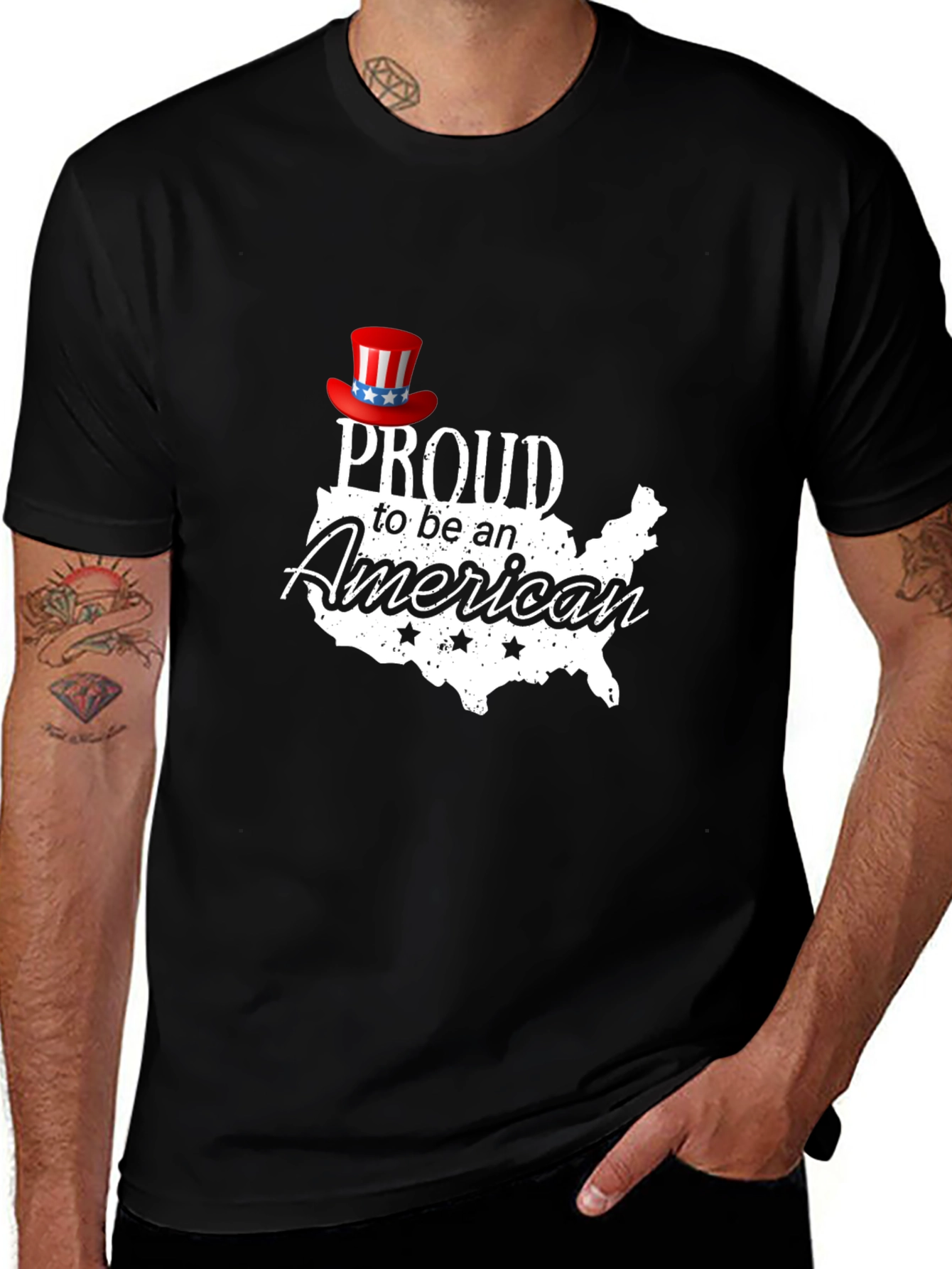 Variant 15 of Proud American Patriotic T-Shirt