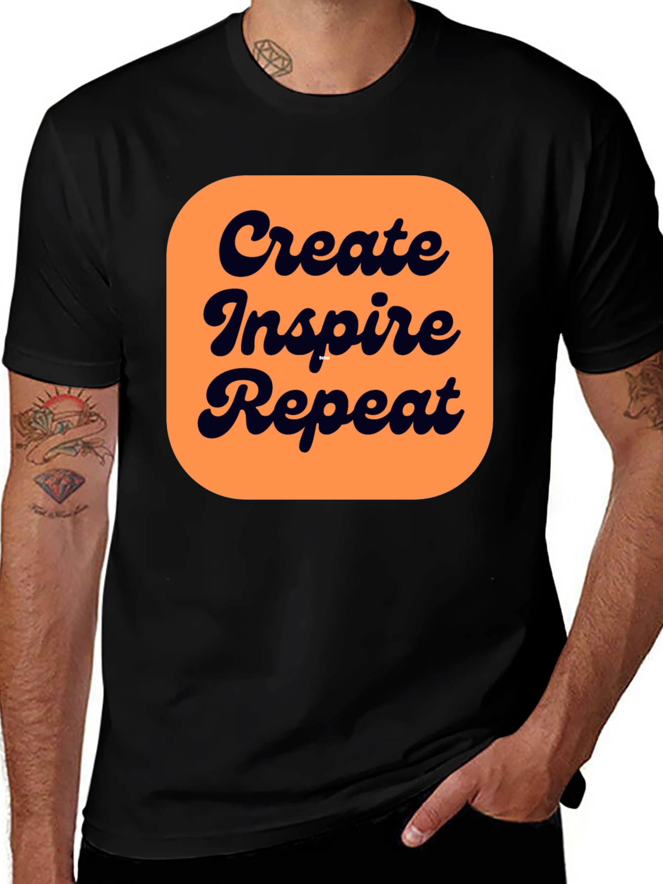 Variant 6 of Create Inspire Repeat Graphic Tee