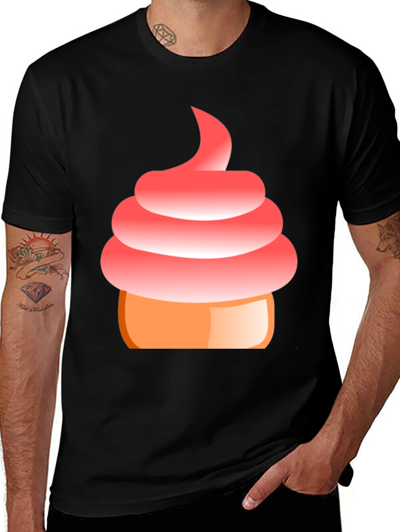 Variant 29 of Cupcake T-Shirt - Sweet Tooth Fashion