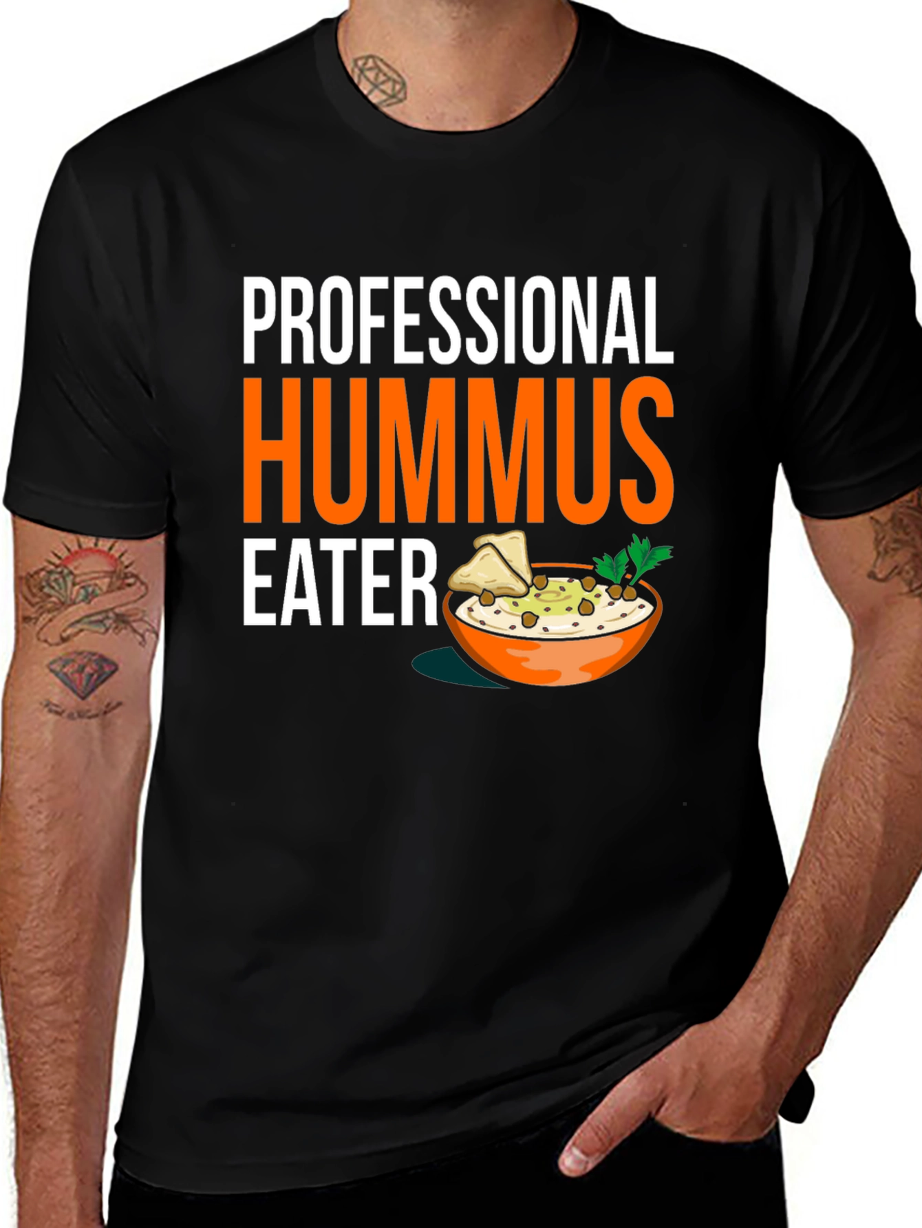 Variant 23 of Professional Hummus Eater Graphic Tee