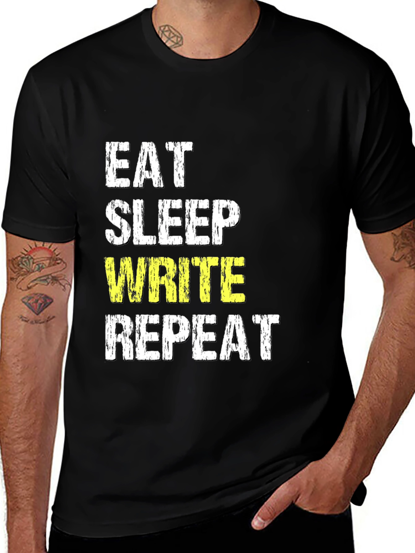 Variant 5 of Eat Sleep Write Repeat T-Shirt