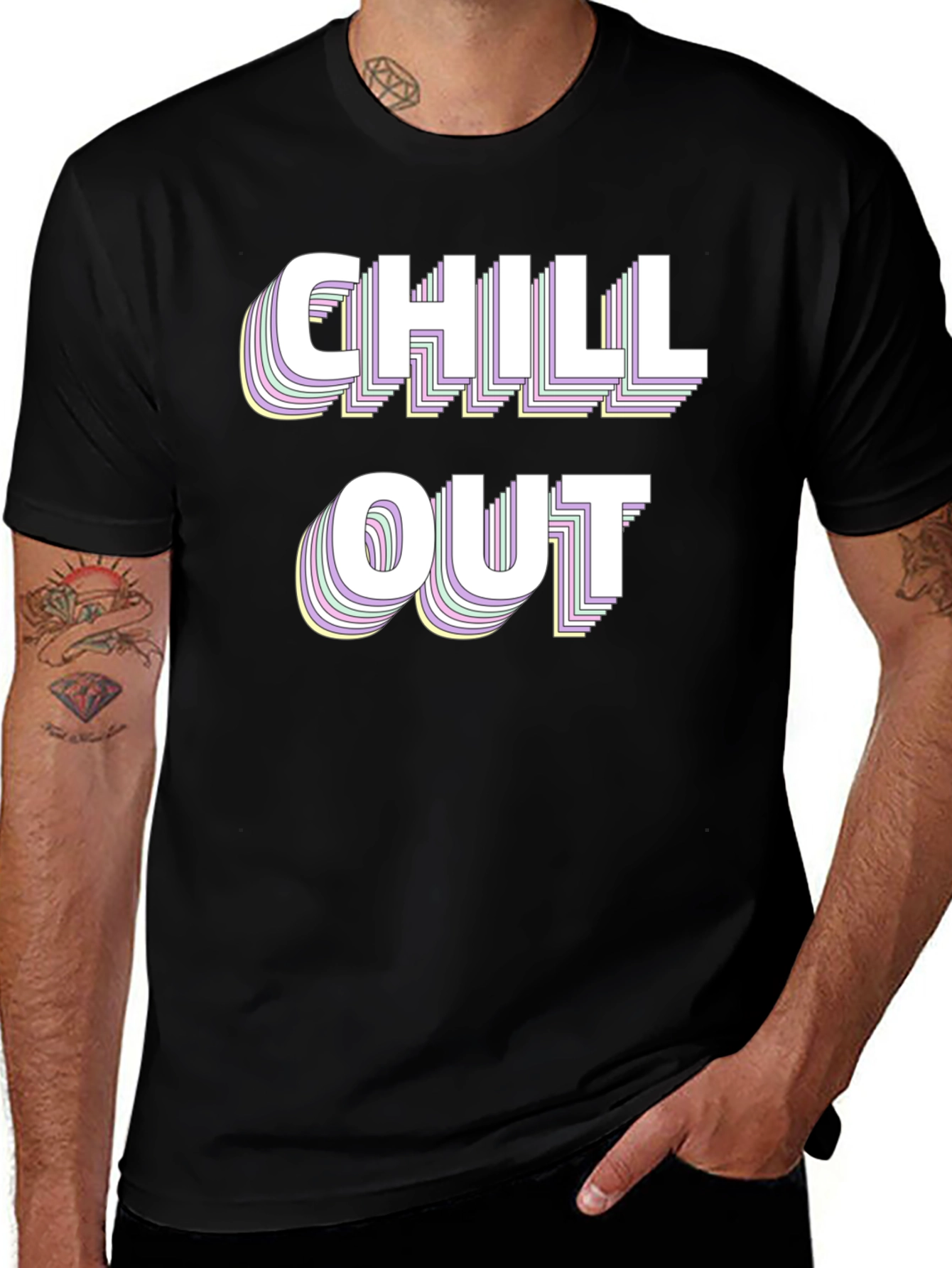 Variant 8 of Chill Out Graphic Tee - Comfort & Style