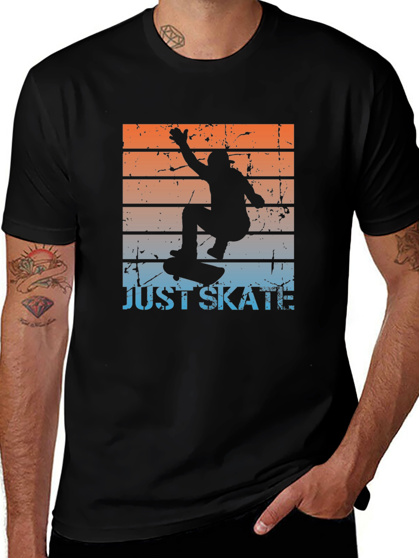 Variant 16 of Just Skate T-Shirt, Skateboard Graphic Tee