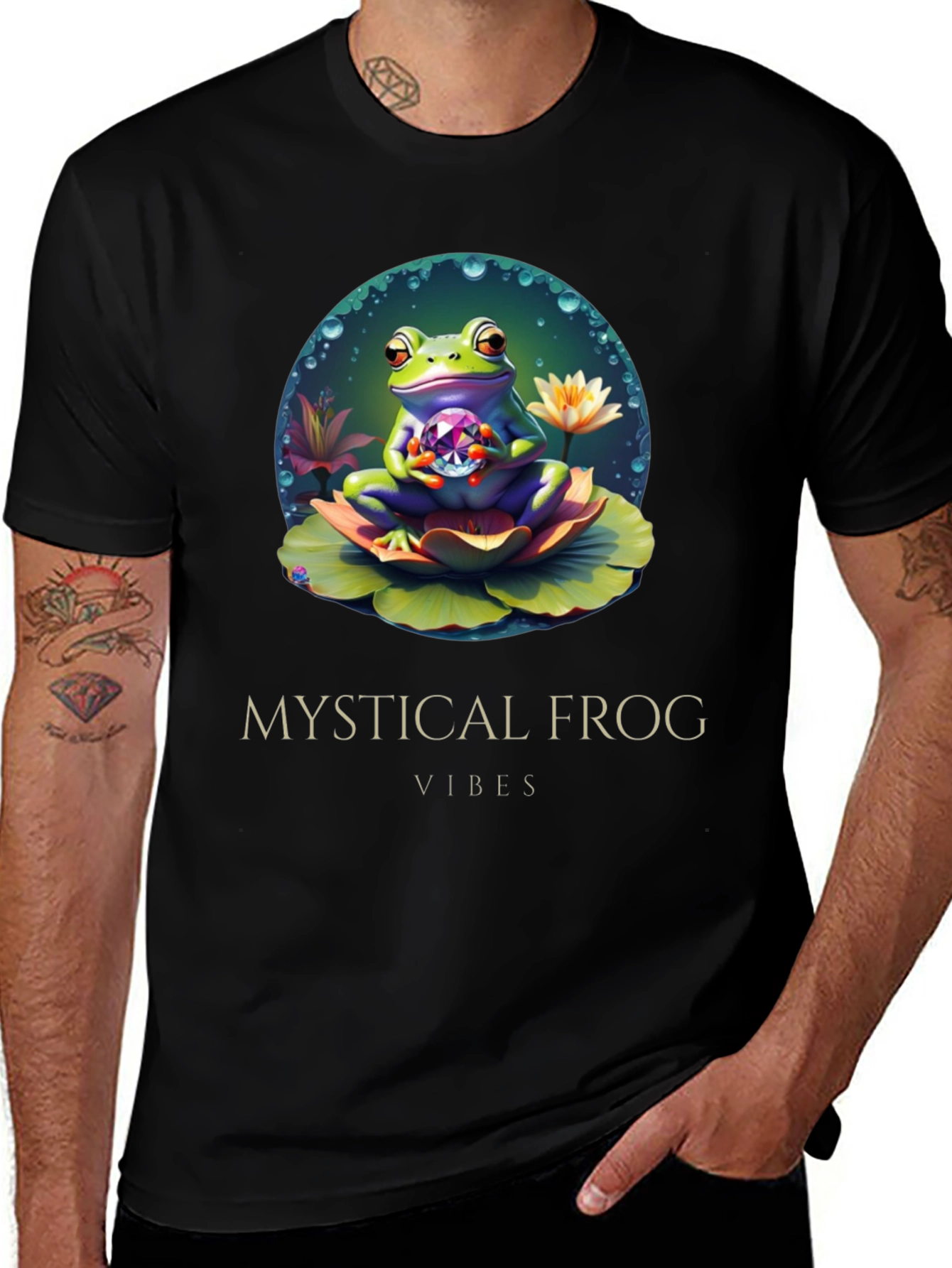 Variant 19 of Mystical Frog Vibes T-Shirt