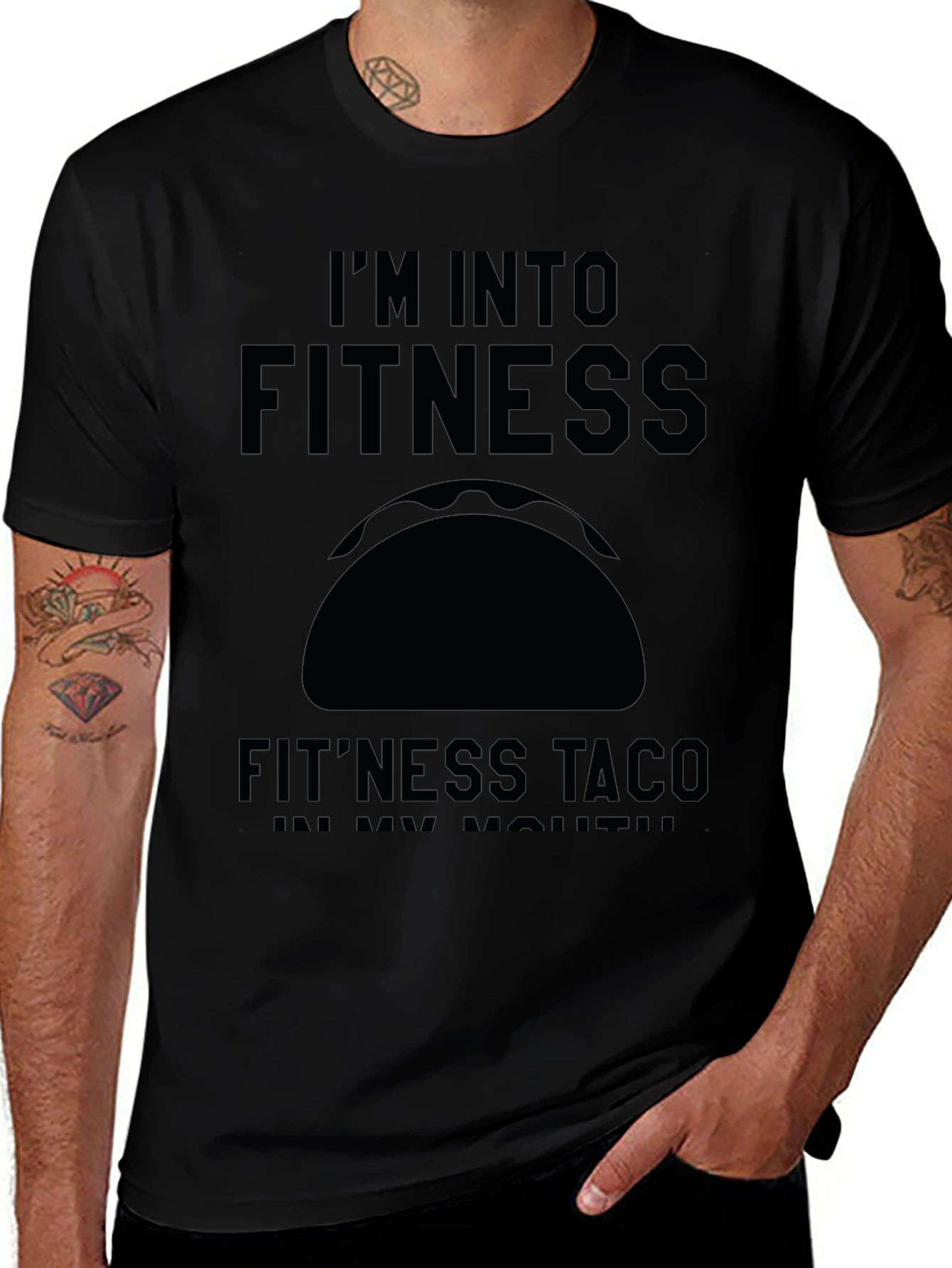 Variant 25 of Fitness Taco T-Shirt - Funny Gym Workout Tee