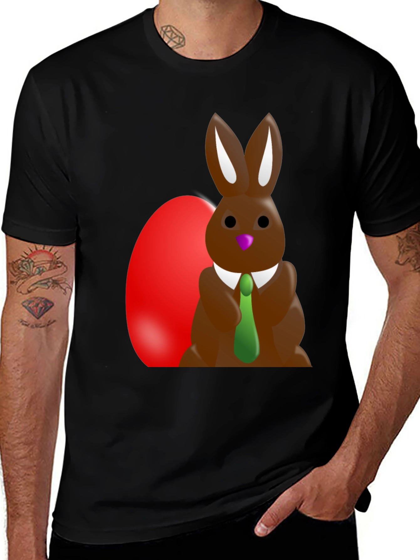Easter Bunny T-Shirt - Novelty Holiday Tee