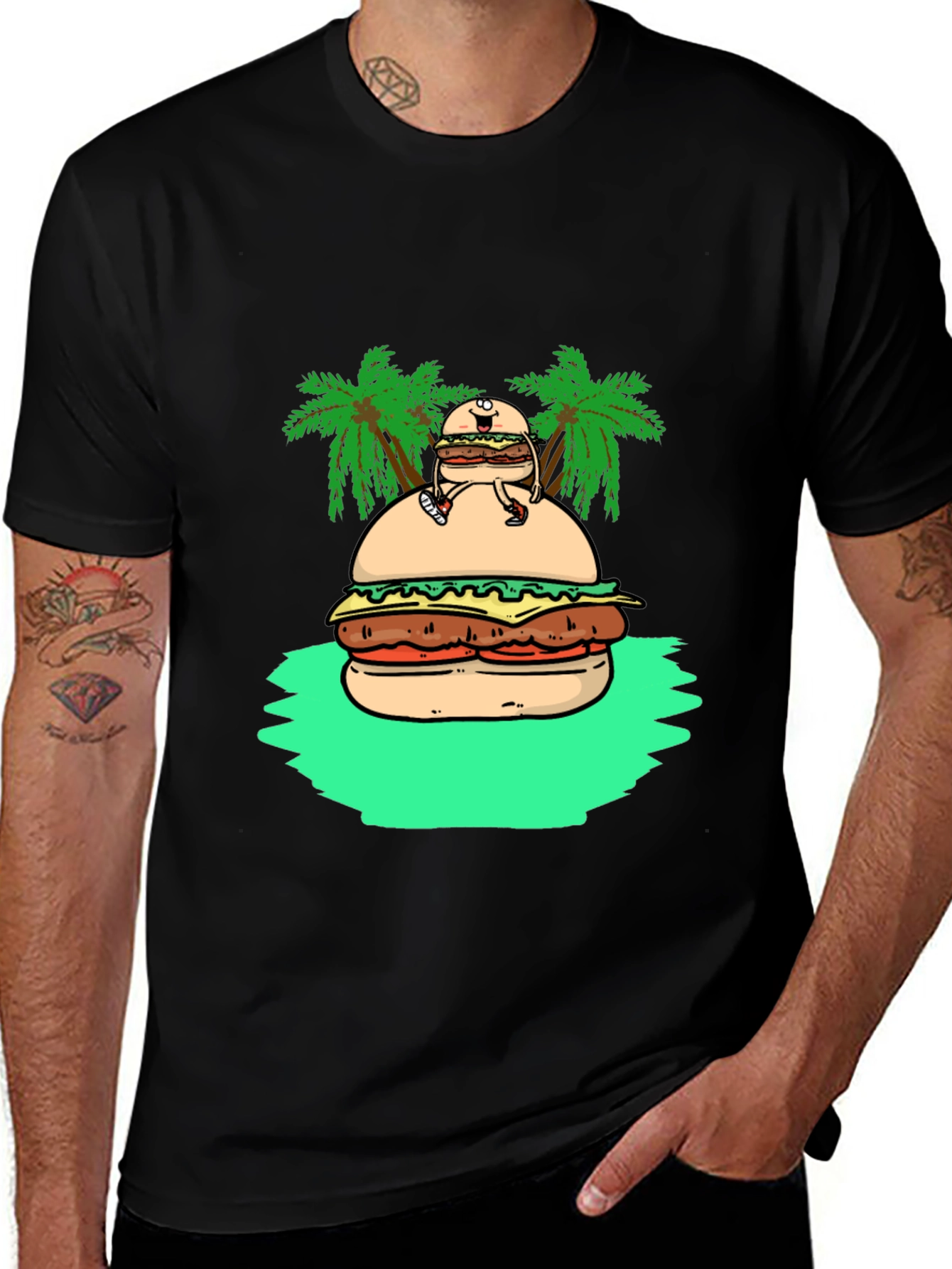 Variant 7 of Burger Paradise Graphic T-Shirt