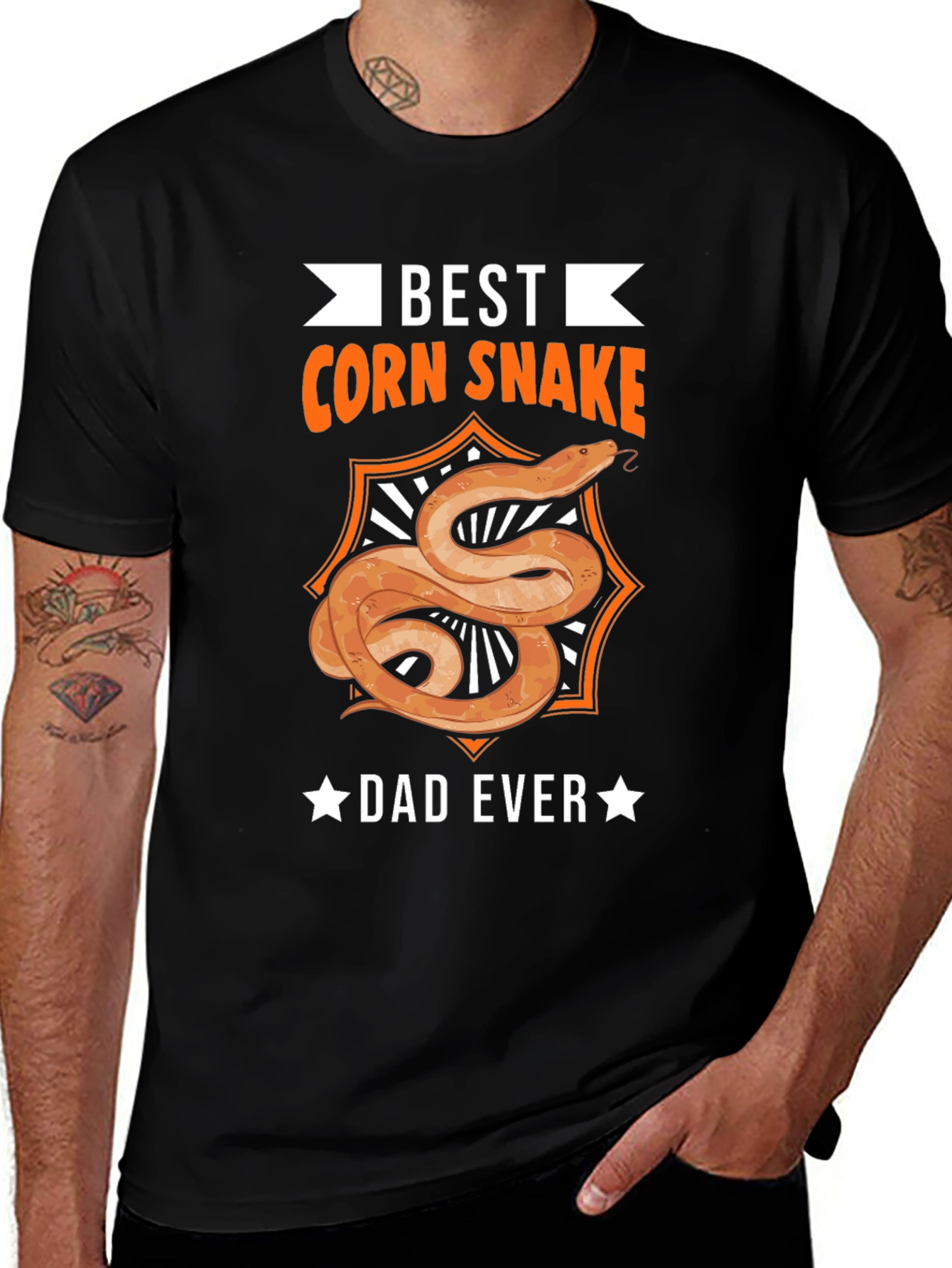 Variant 18 of Best Corn Snake Dad Ever Graphic T-Shirt