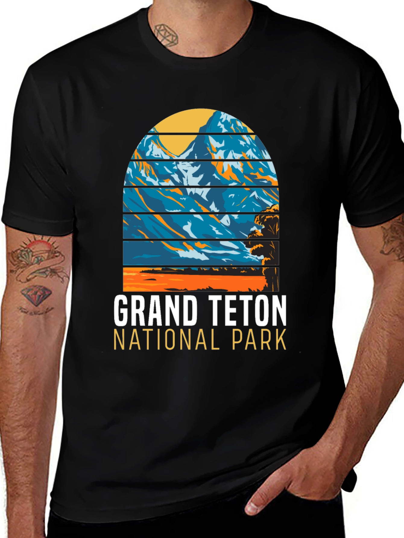 Variant 15 of Grand Teton National Park Graphic T-Shirt