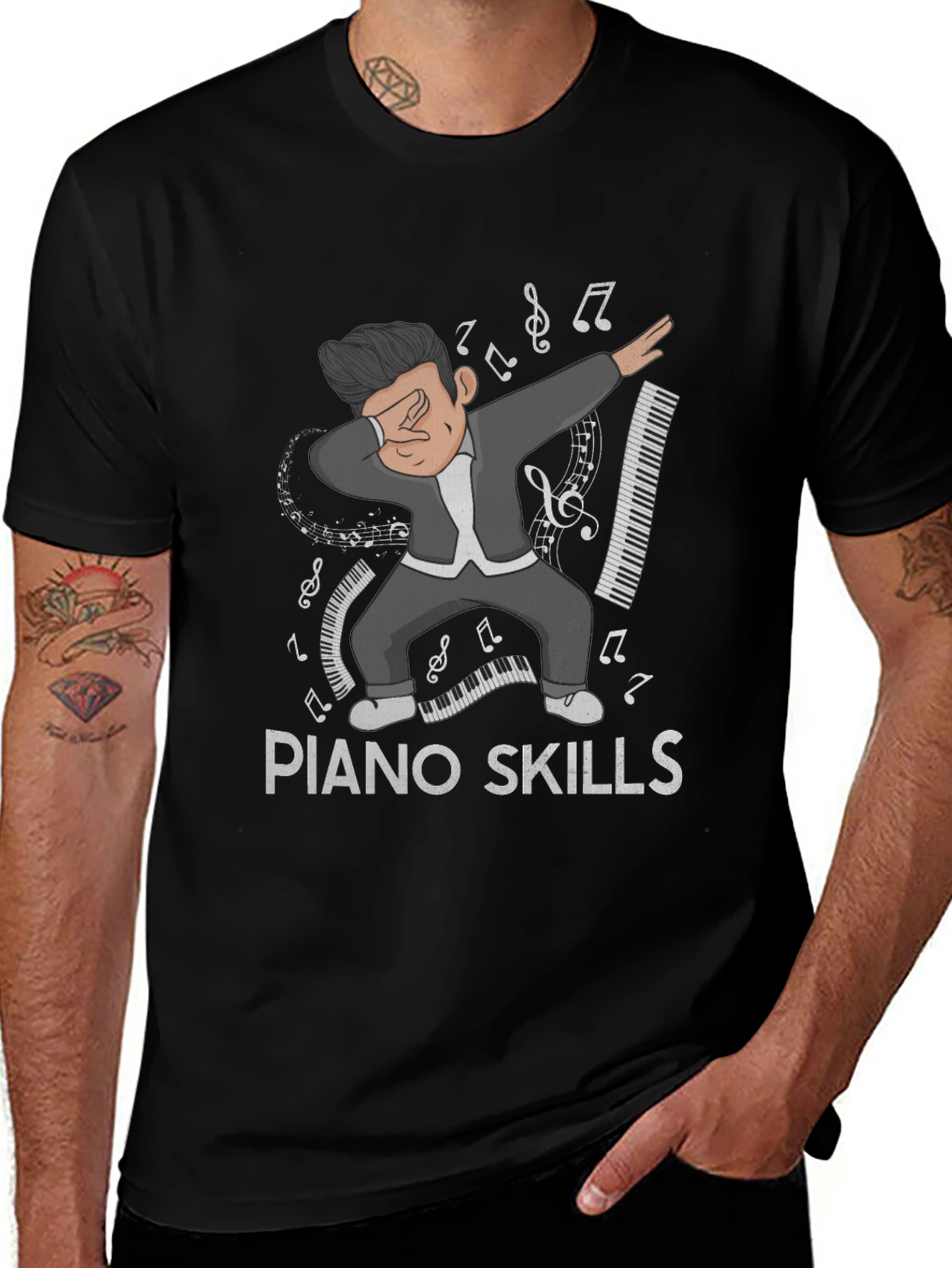 Variant 3 of Piano Skills T-Shirt - Musician's Tee