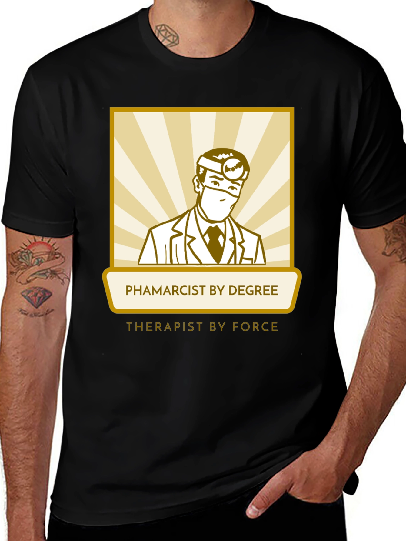 Variant 18 of Pharmacist Therapist T-Shirt - Degree by Force