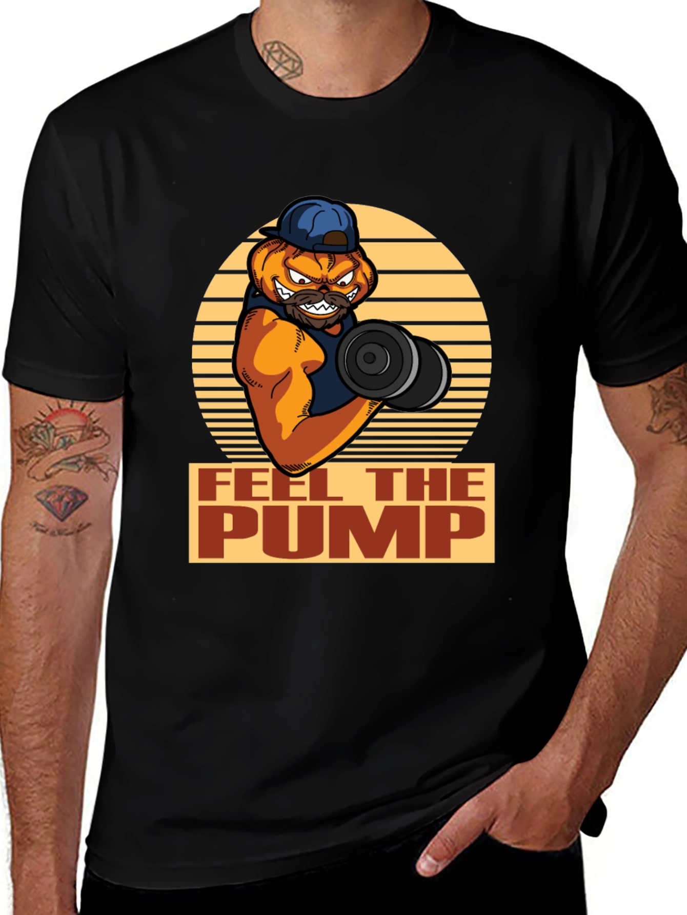 Variant 2 of Feel The Pump Workout T-Shirt