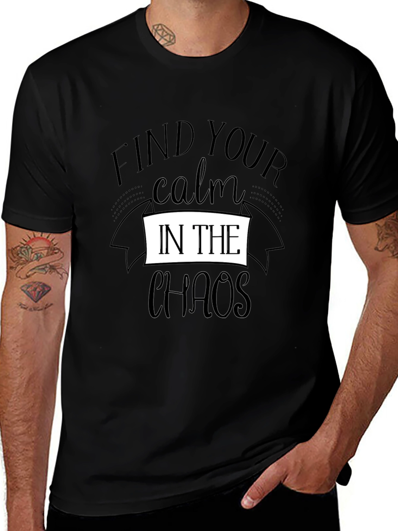 Variant 29 of Find Your Calm Graphic T-Shirt