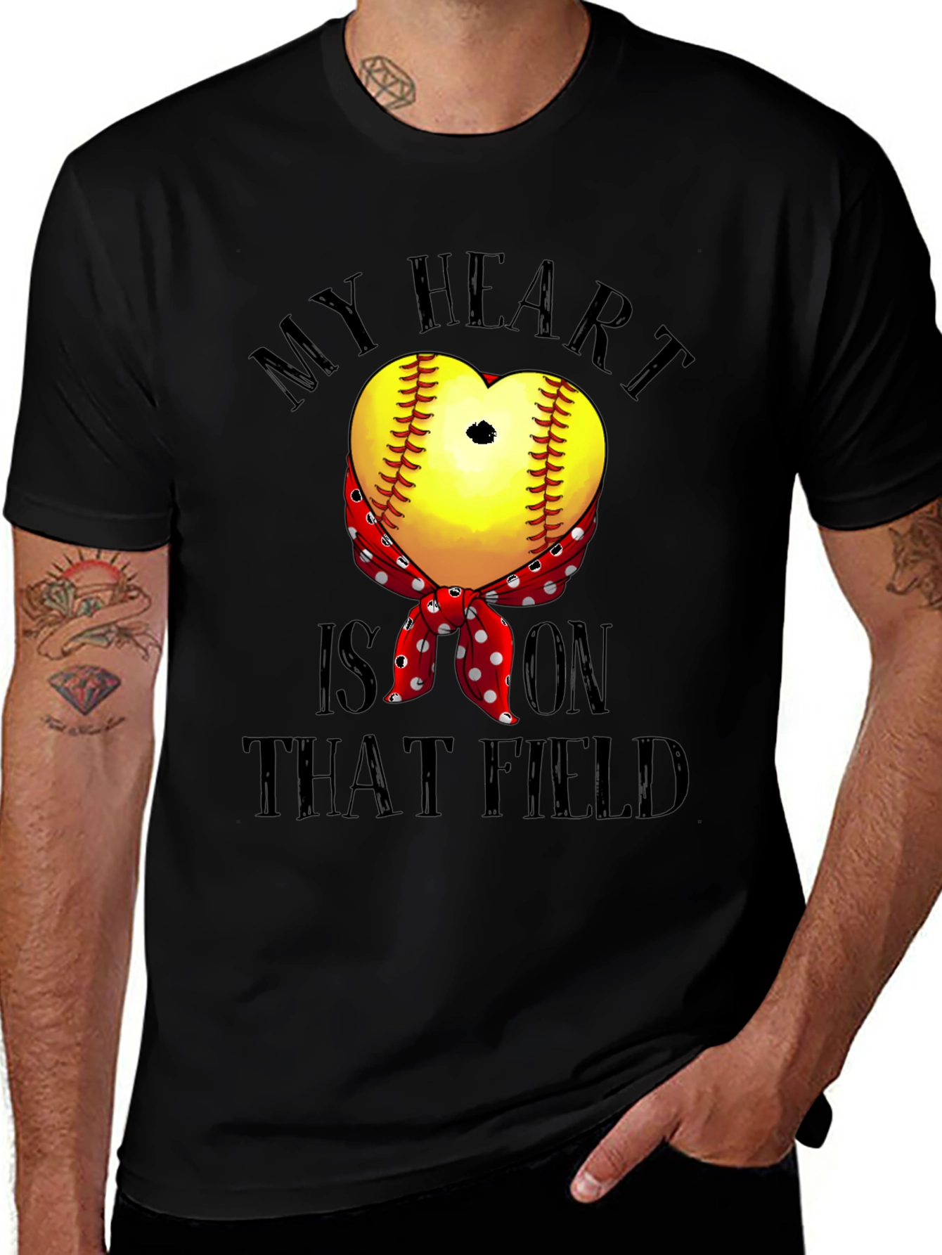 Variant 7 of My Heart Is On That Field T-Shirt