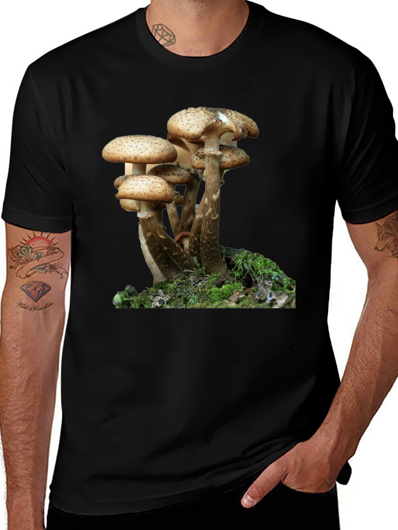 Variant 12 of Mushroom Print T-Shirt