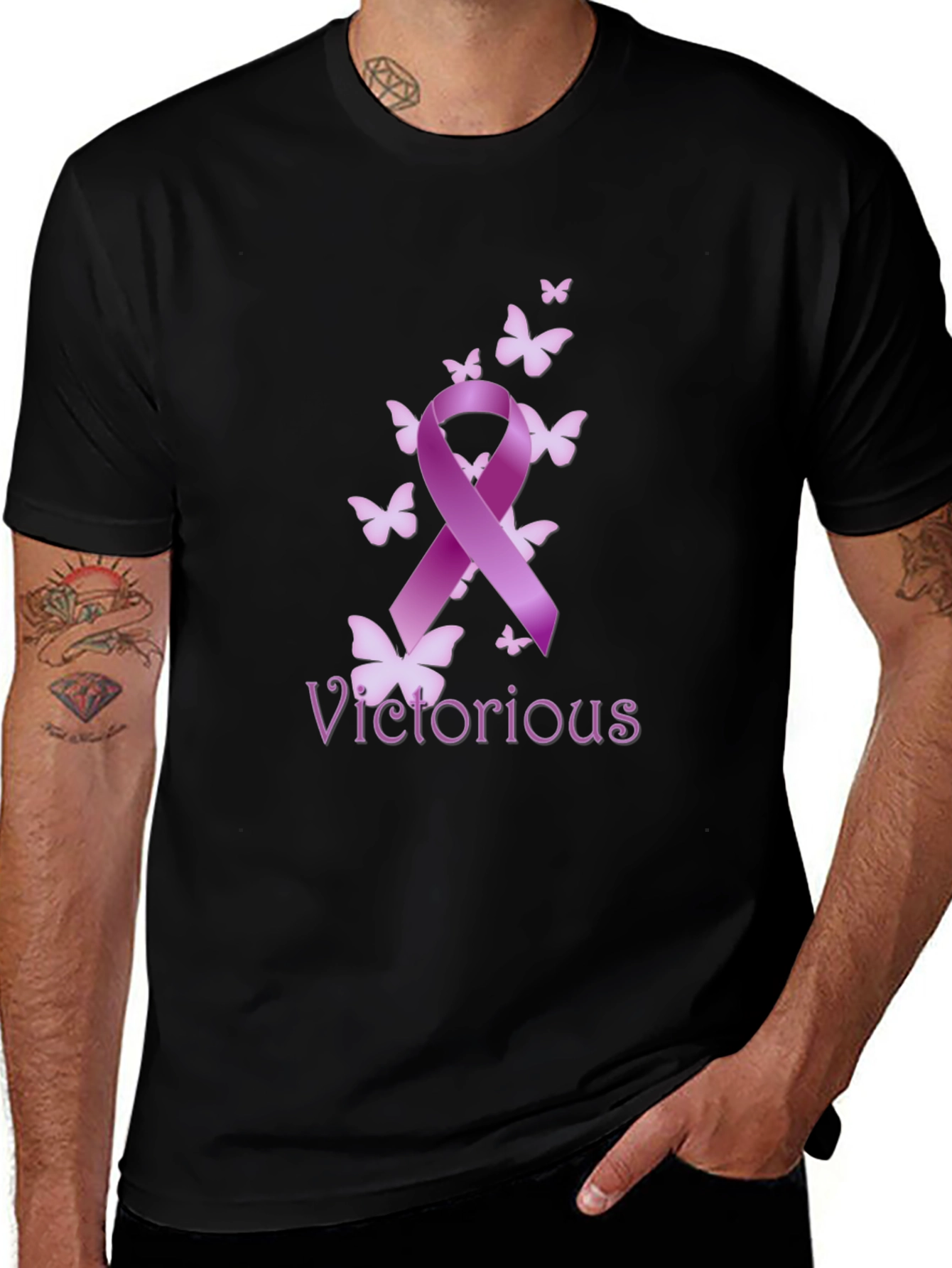 Variant 13 of Victorious Butterfly Ribbon T-Shirt