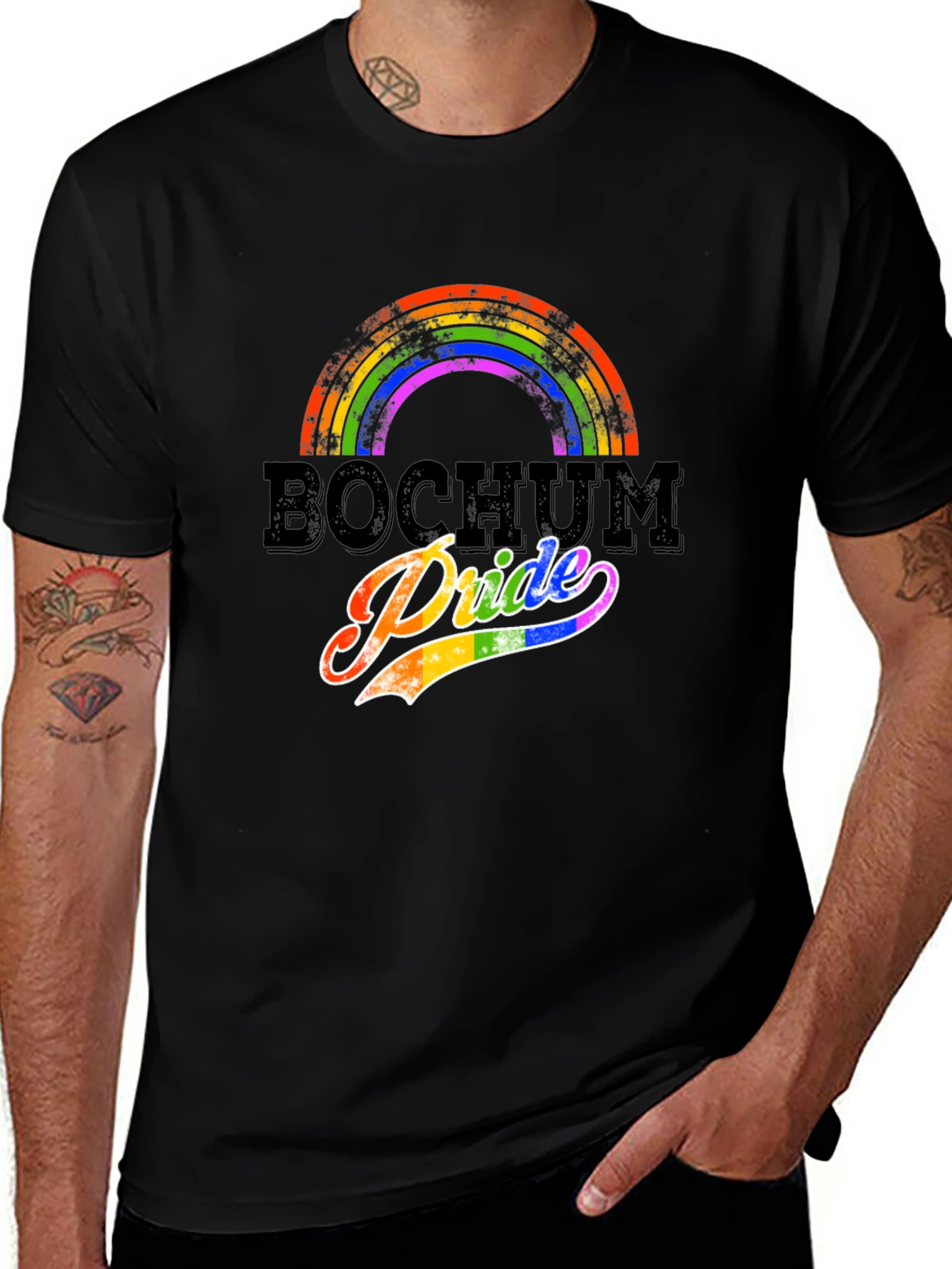 Variant 27 of Bochum Pride Rainbow T-Shirt