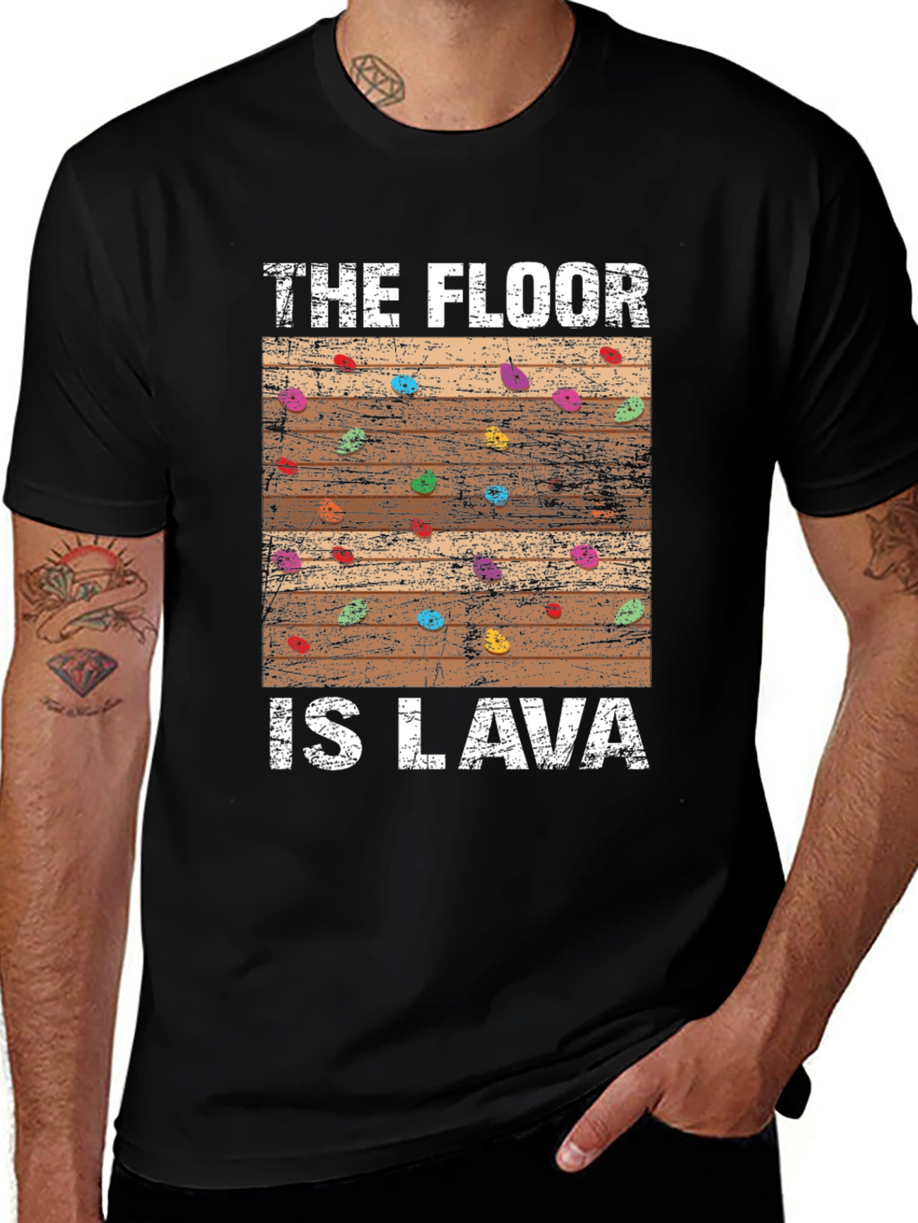 Variant 18 of The Floor is Lava Graphic Tee