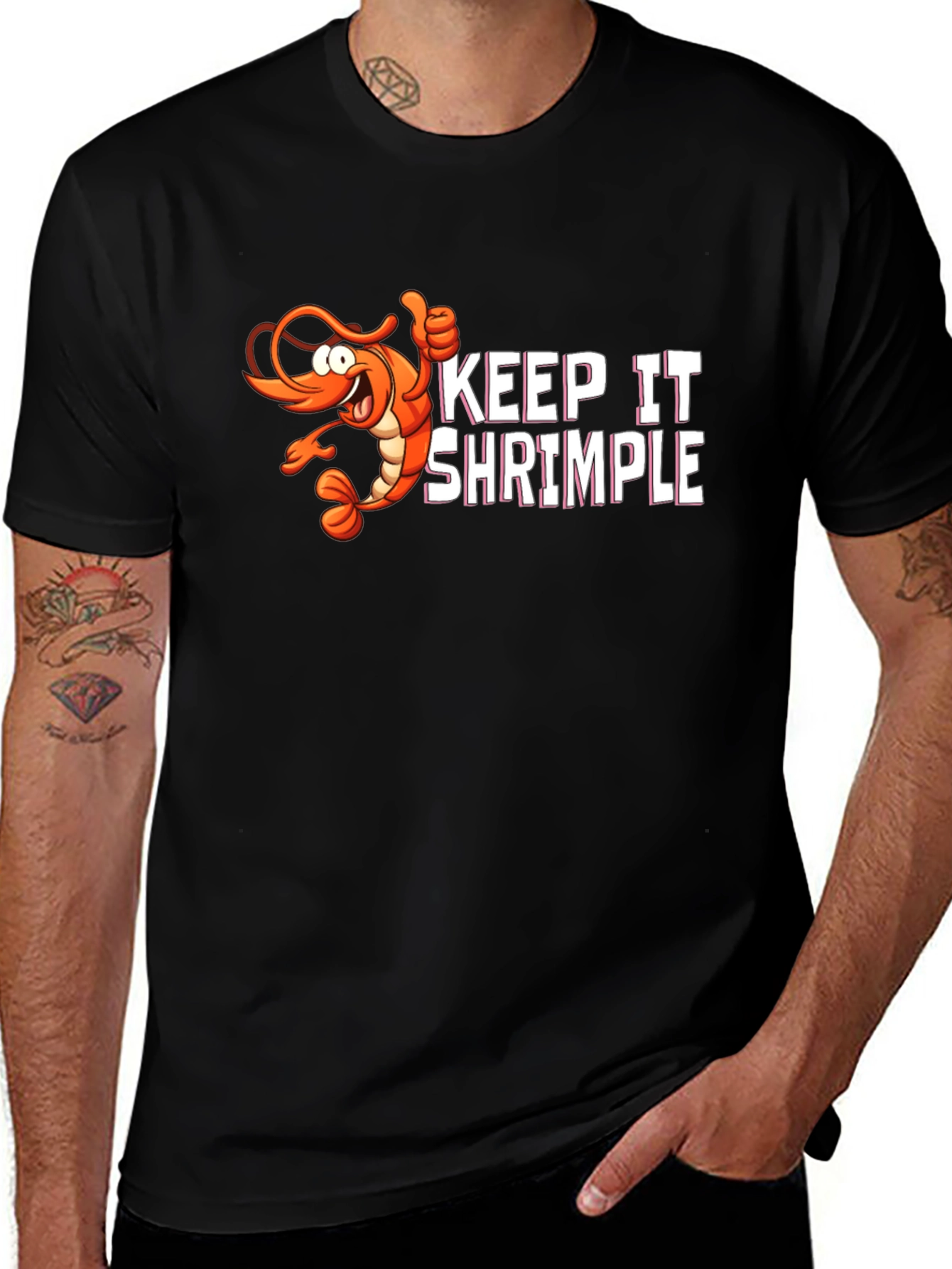Variant 26 of Keep It ShrimpLe Graphic T-Shirt