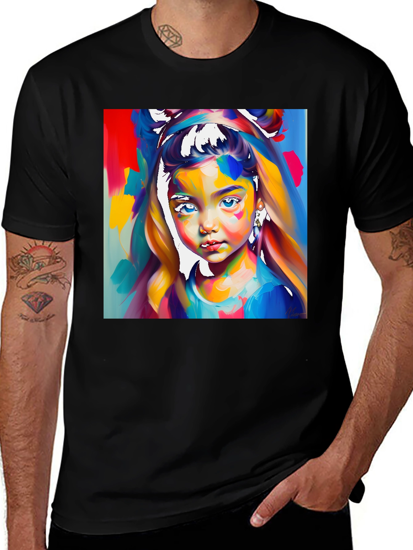 Variant 12 of Vibrant Portrait Tee