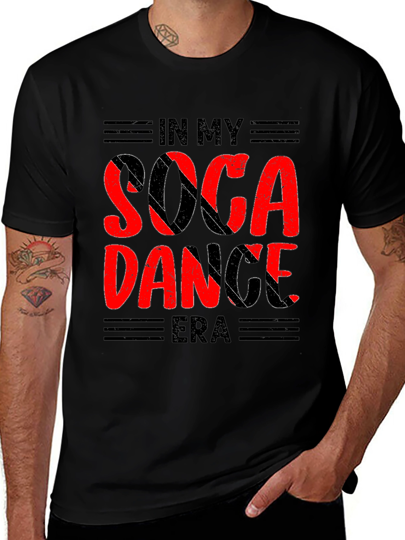 In My Soca Dance Era Black T-Shirt