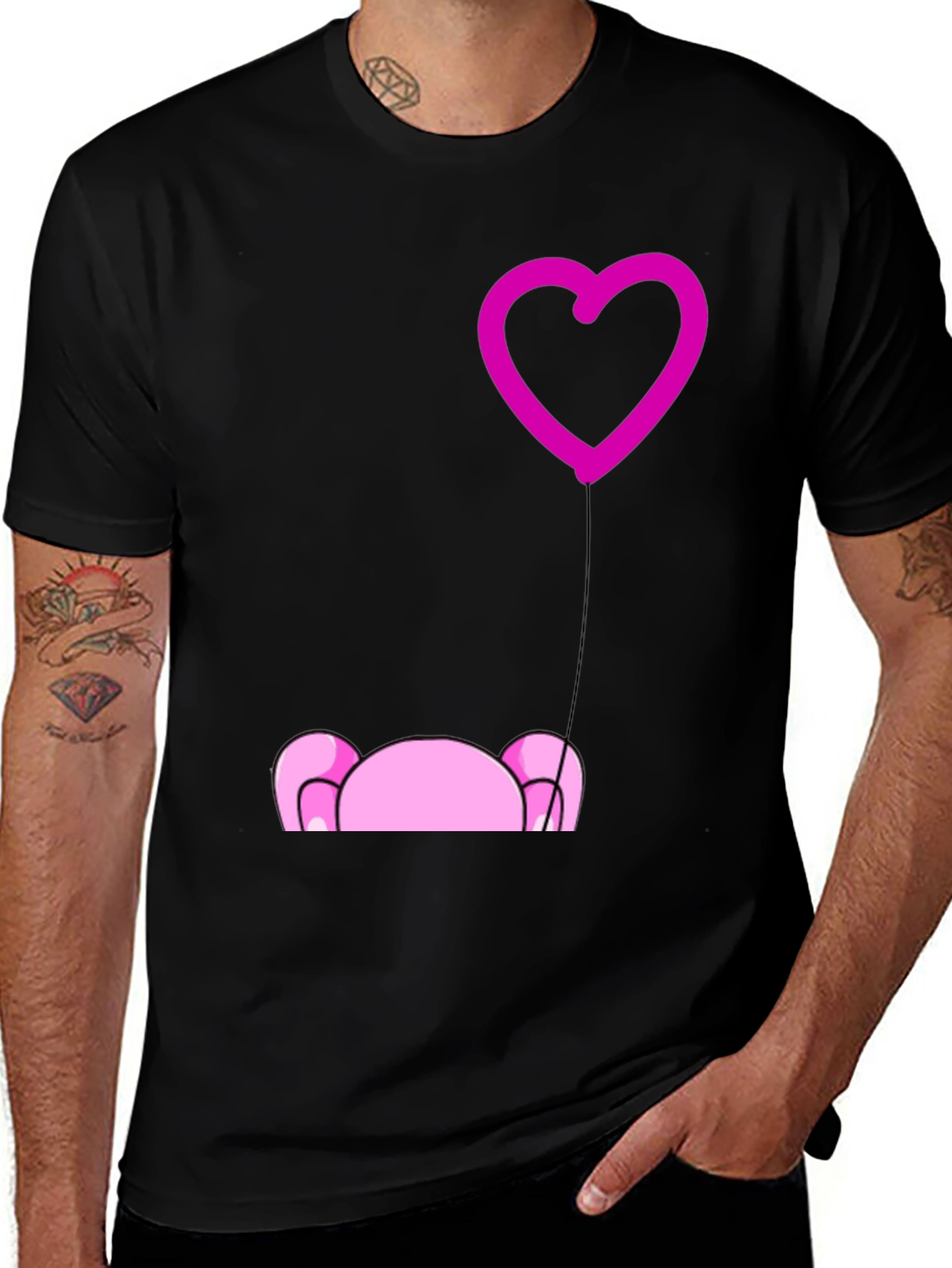 Variant 25 of Heart Balloon Cute Graphic Tee