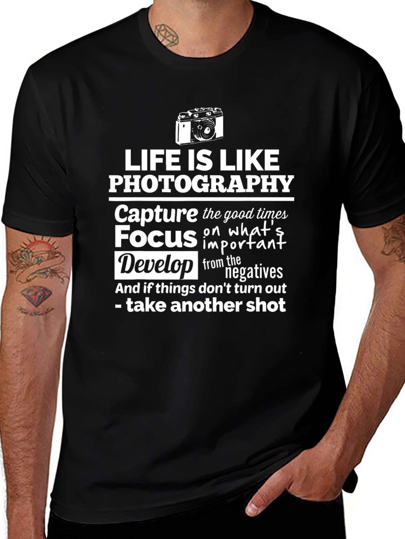 Variant 28 of Life is Like Photography Graphic Tee