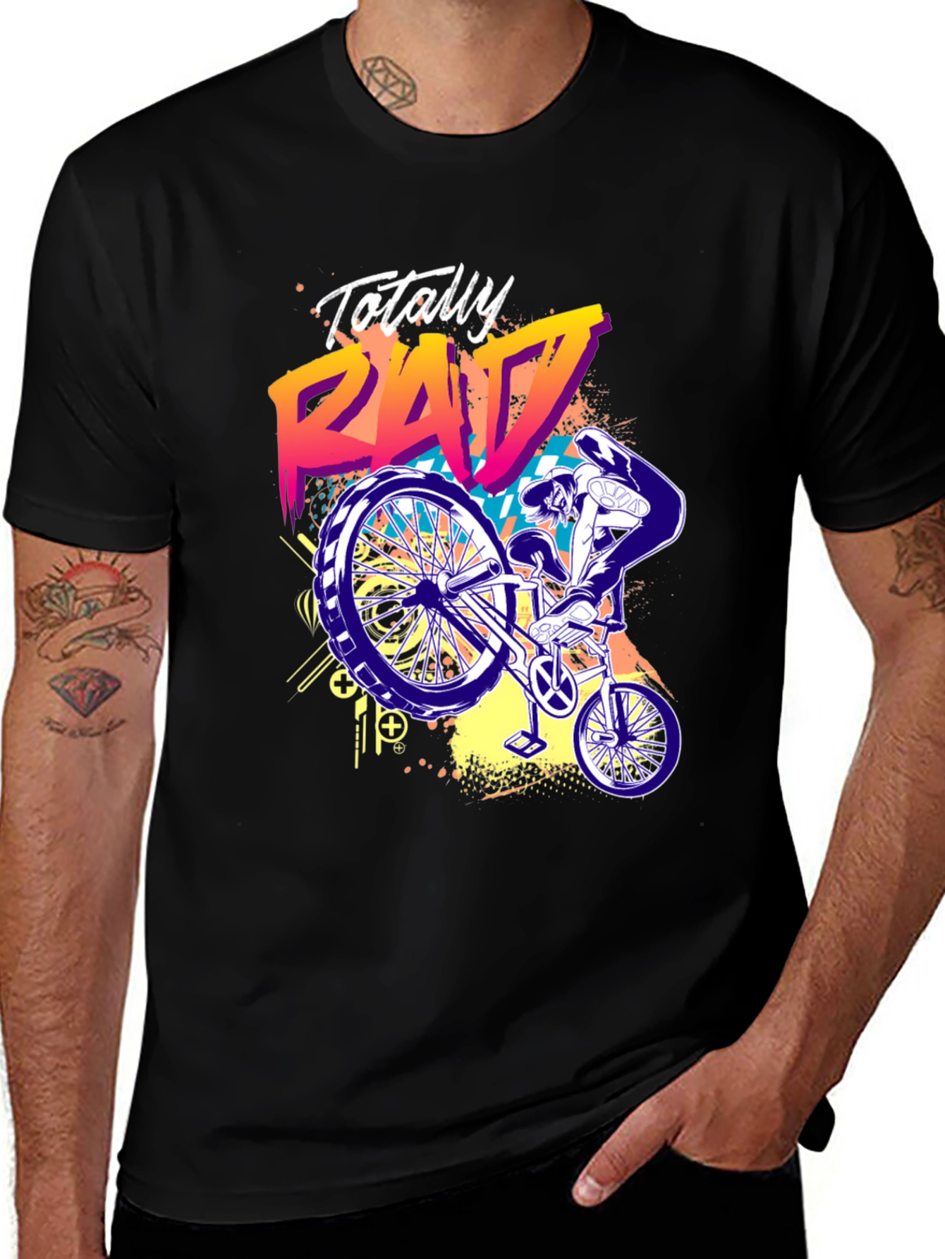 Totally Rad 80s BMX Graphic Tee