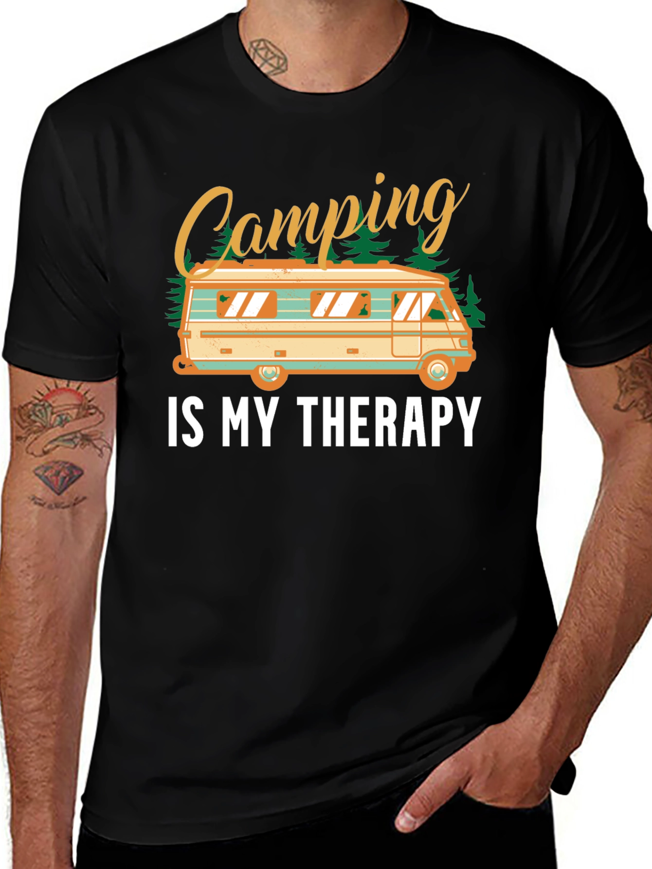 Variant 27 of Camping is my Therapy T-Shirt