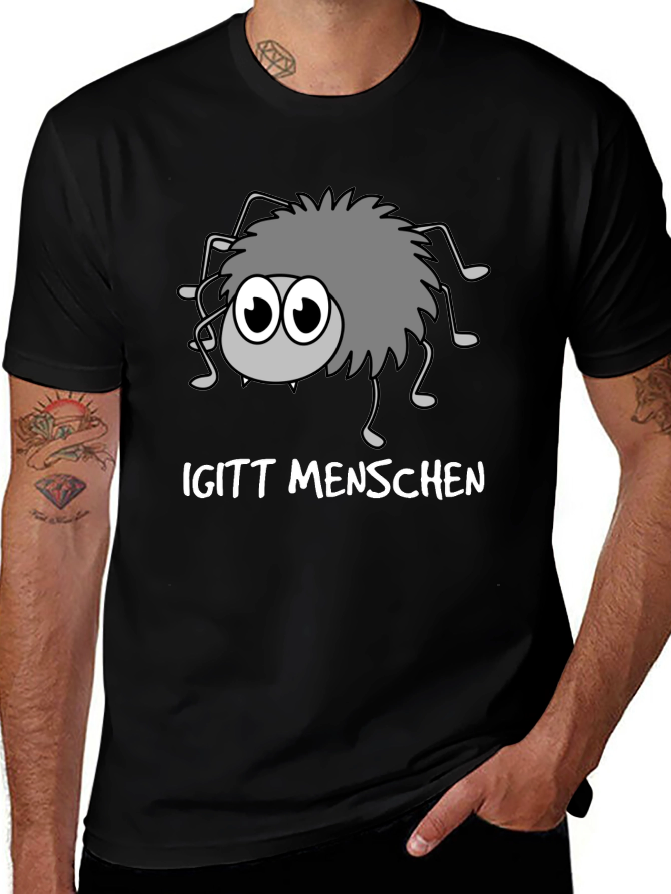 Variant 22 of Igit Menshen Spider T-Shirt