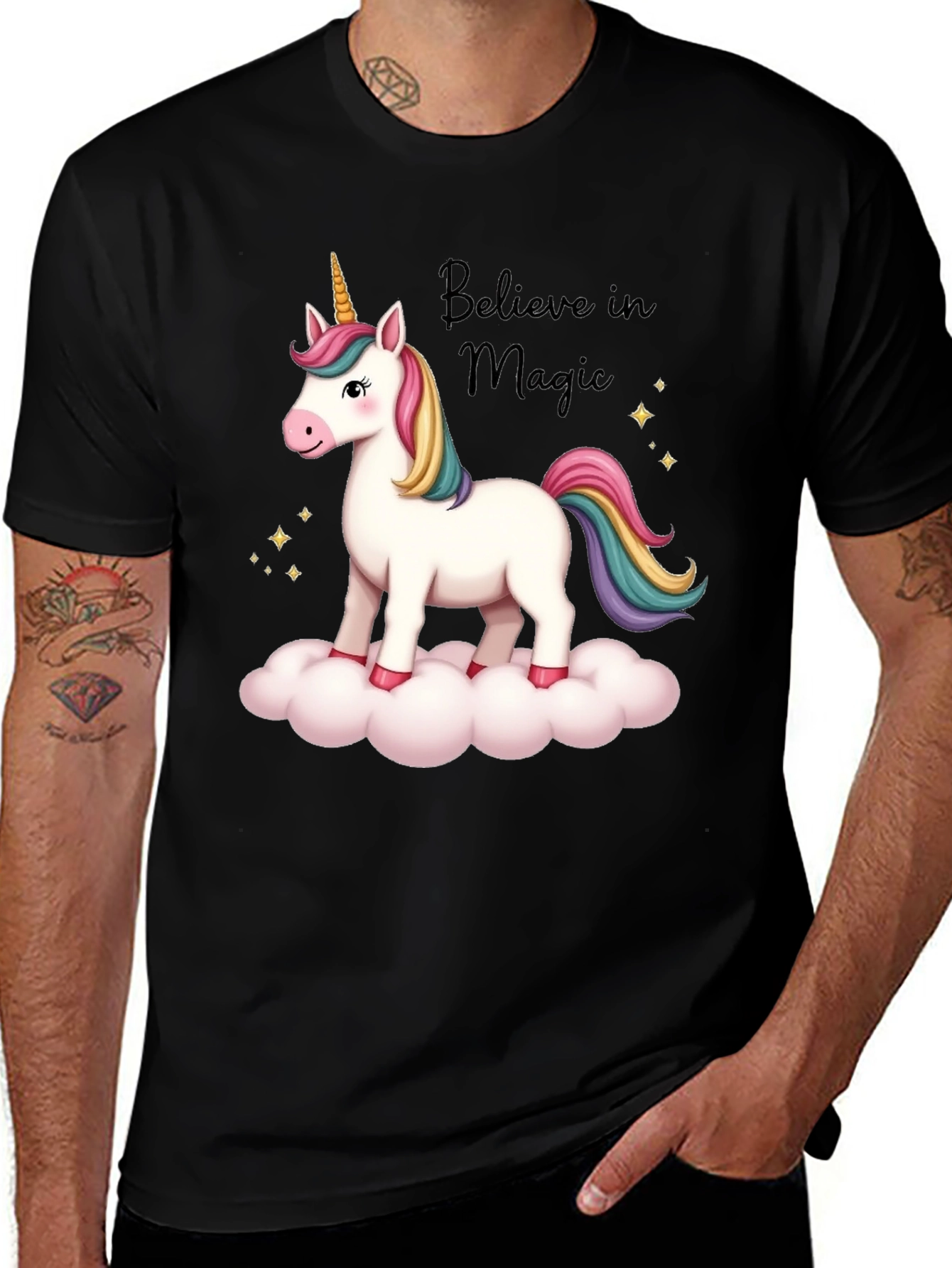 Variant 16 of Believe in Magic Unicorn T-Shirt