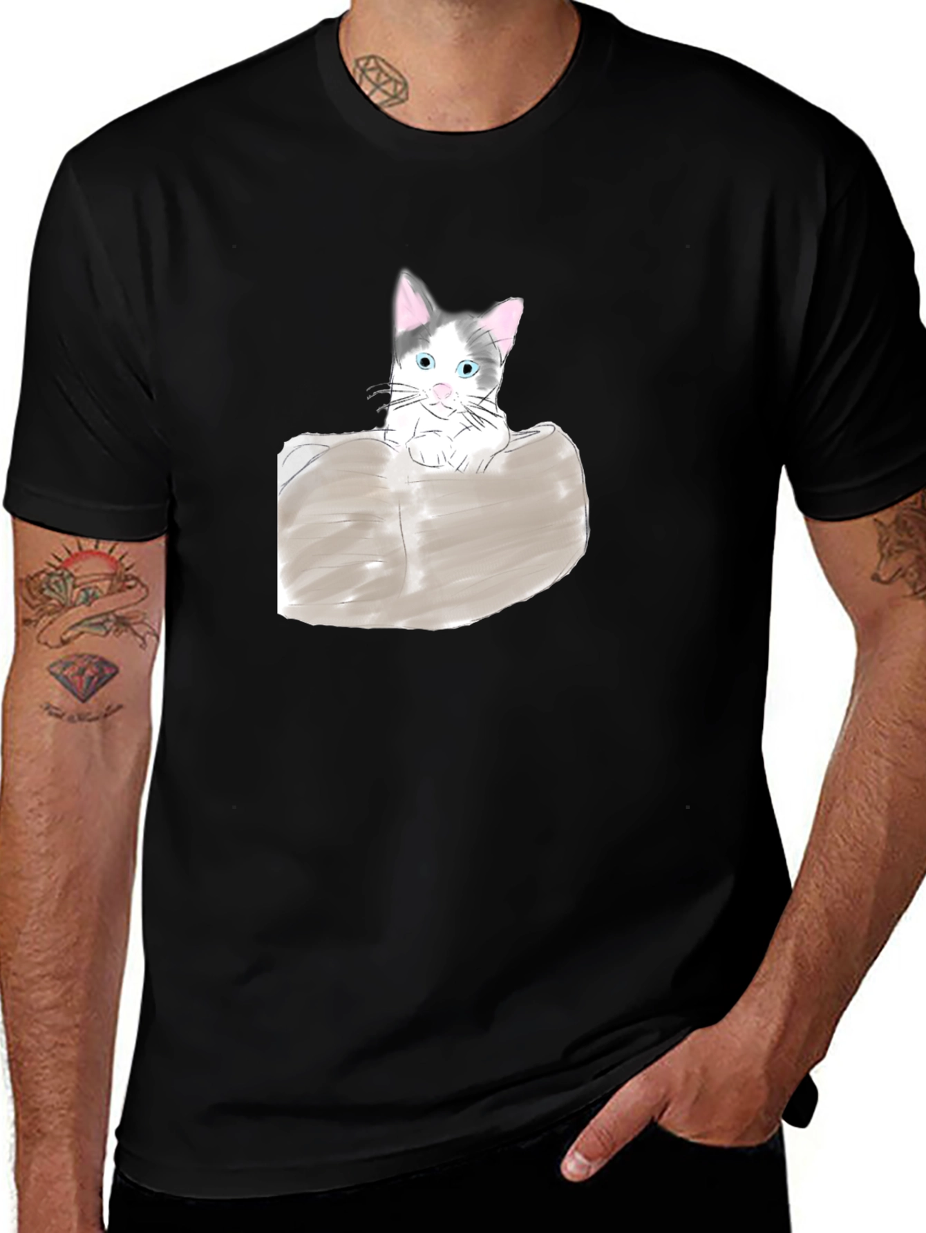 Variant 18 of Cat in a Box T-Shirt - Unique Pet Lover Tee